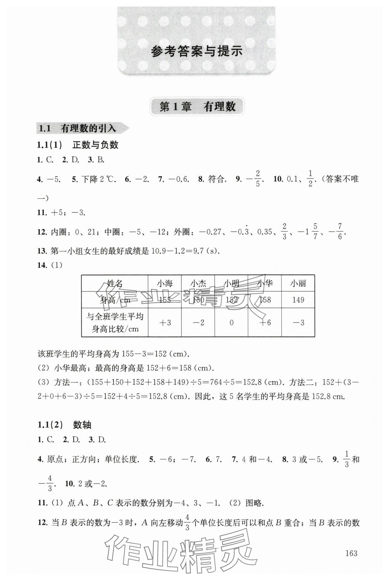 2025年初中数学精练与拓展六年级数学上册沪教版五四制 第1页