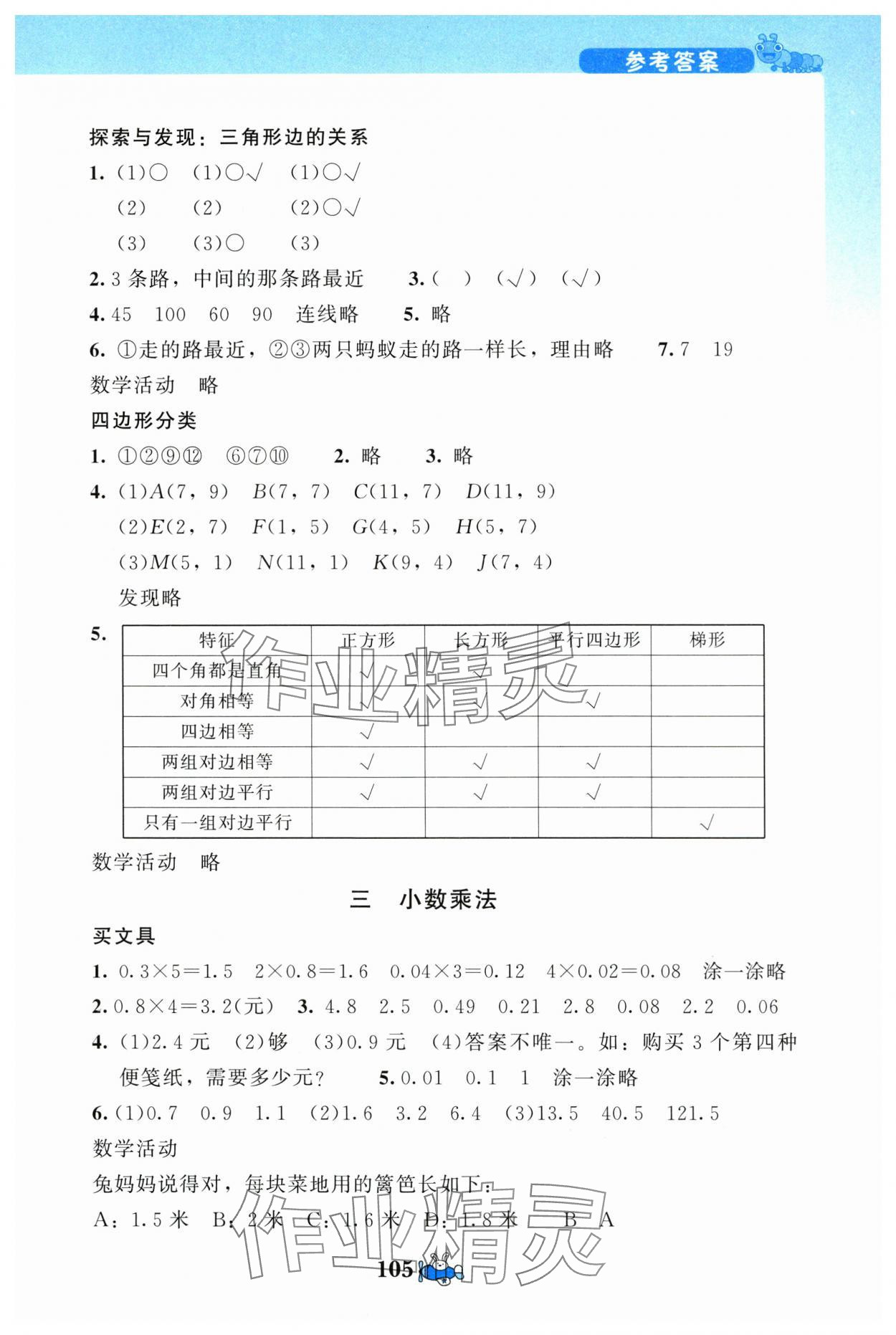 2024年伴你成長北京師范大學(xué)出版社四年級數(shù)學(xué)下冊北師大版河南專版 第5頁