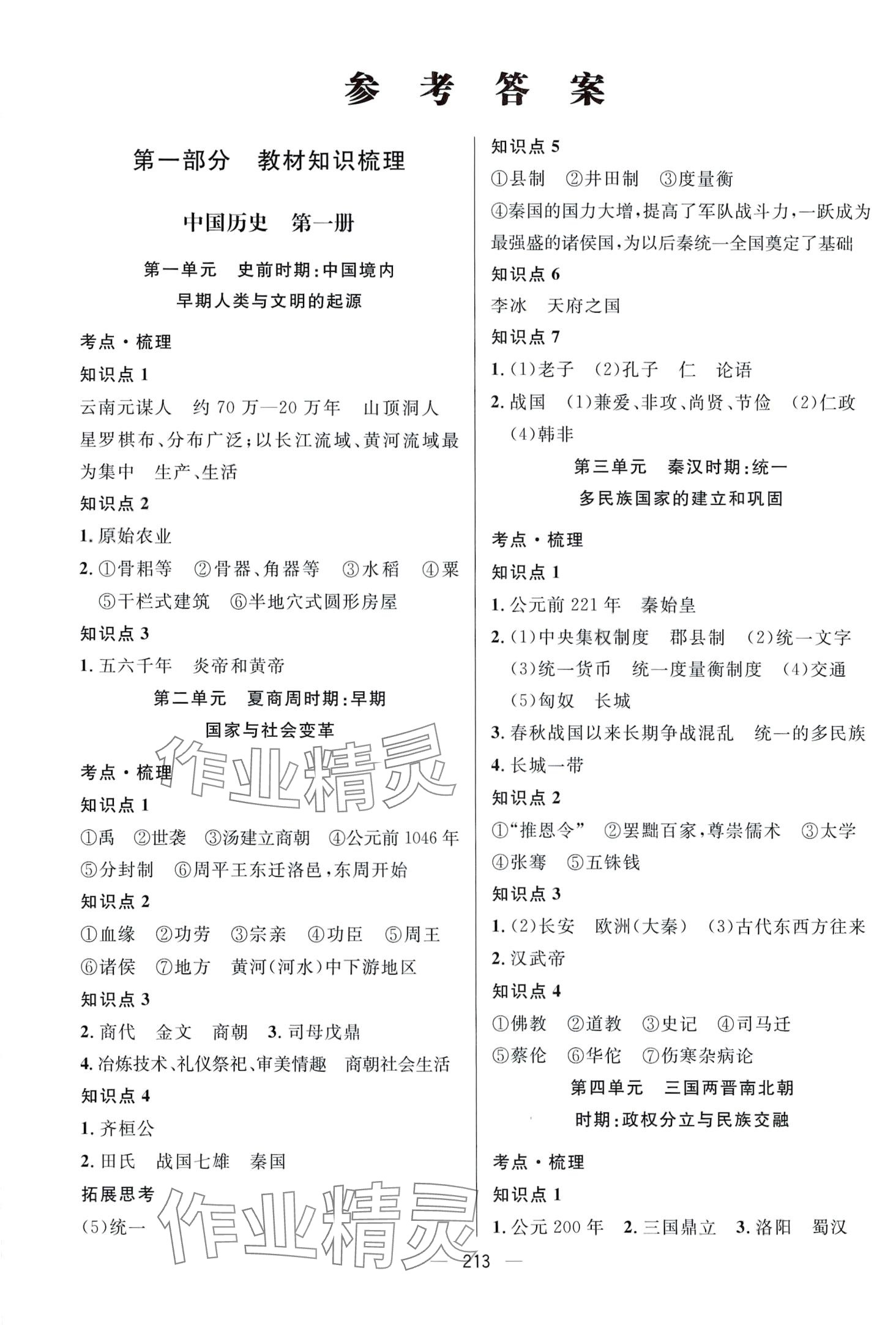 2024年上海学霸中考历史 第2页