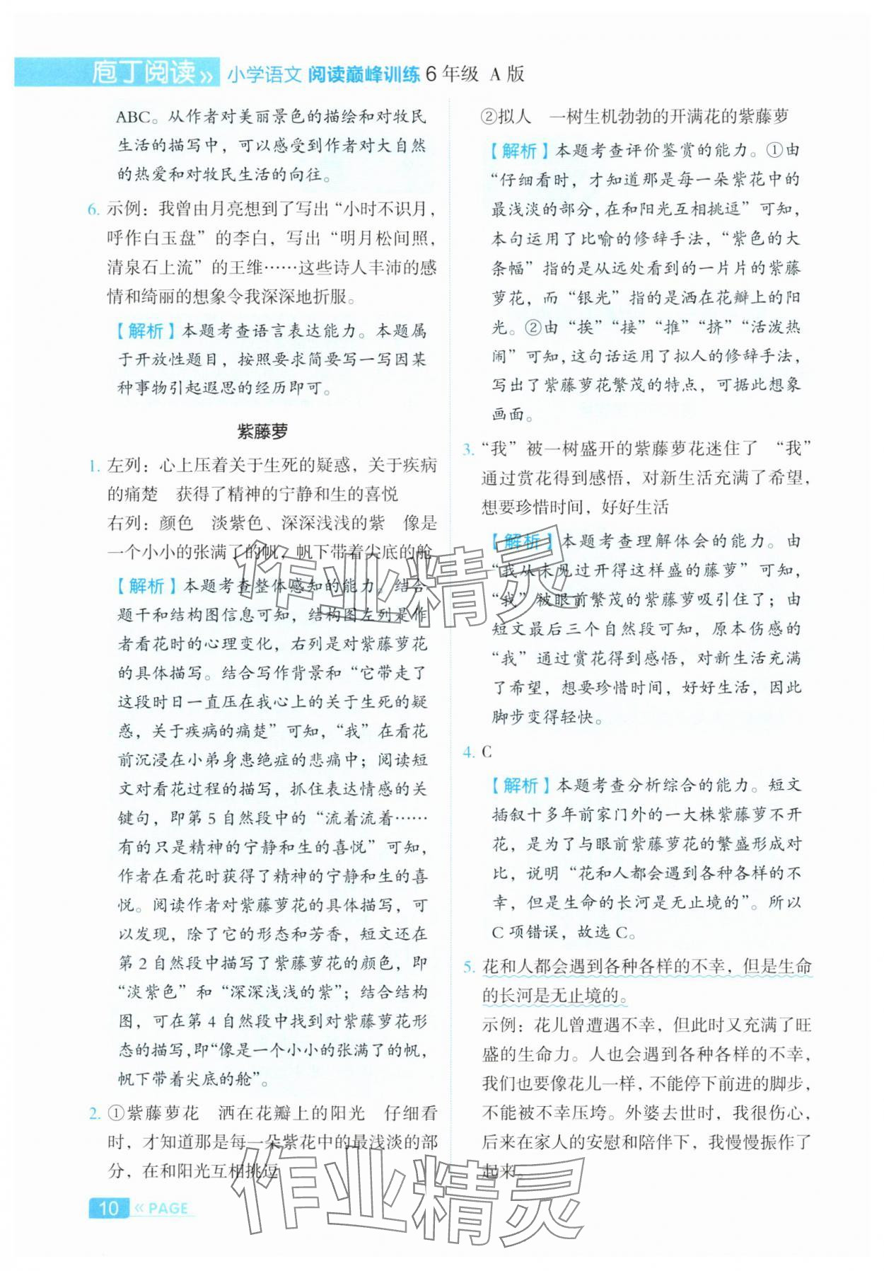 2025年庖丁閱讀小學語文閱讀巔峰訓練六年級 第2頁