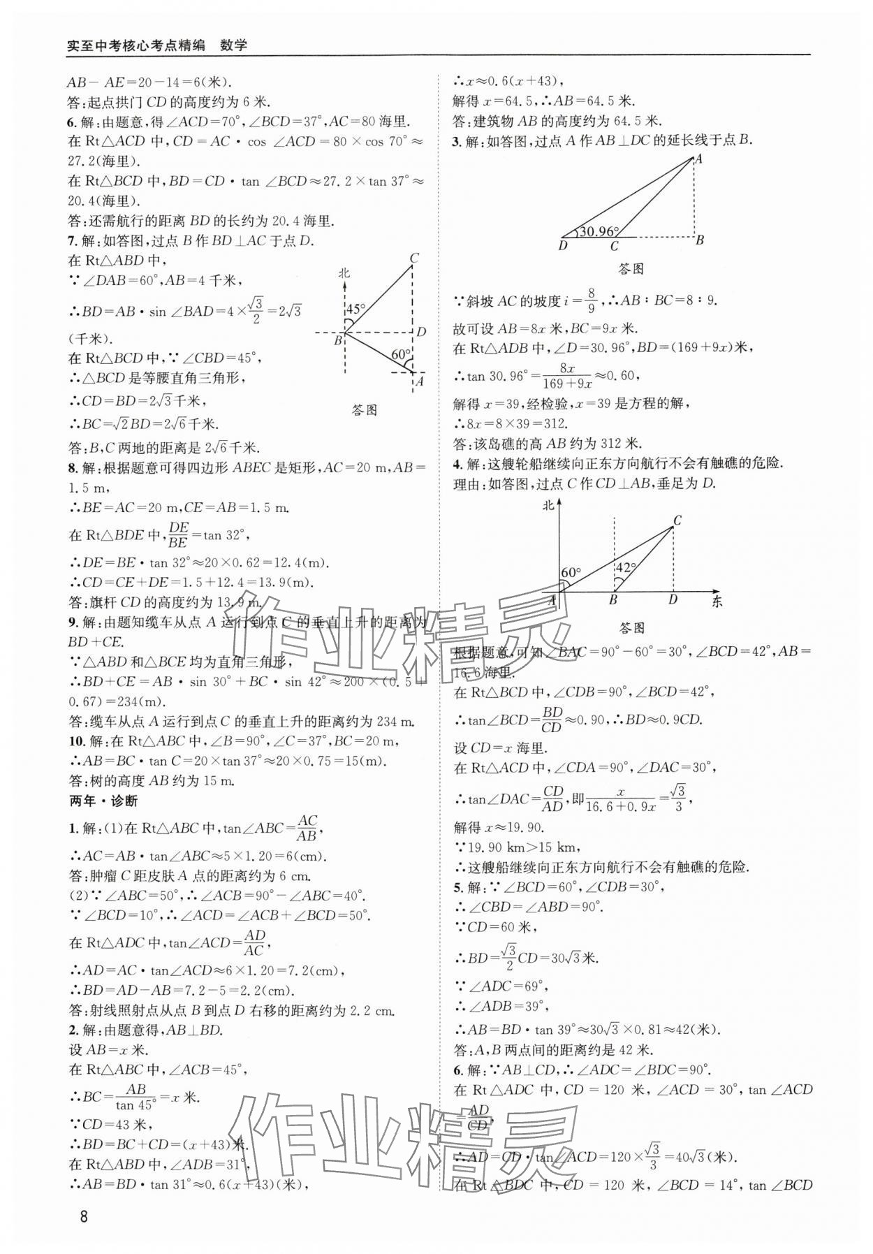 2024年中考核心考點(diǎn)精編數(shù)學(xué)成都專版 第8頁