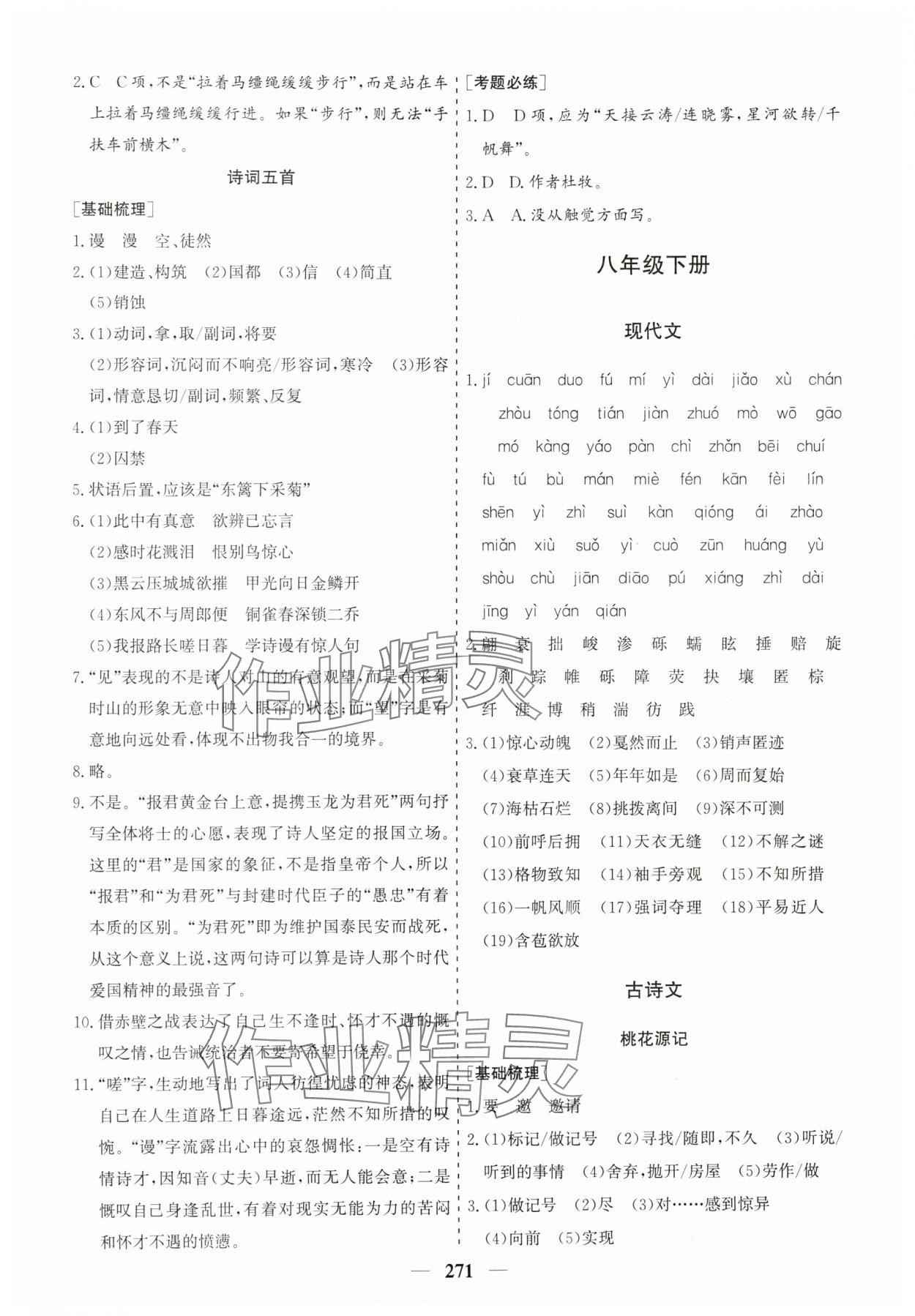 2025年點(diǎn)金考案語(yǔ)文中考 第11頁(yè)