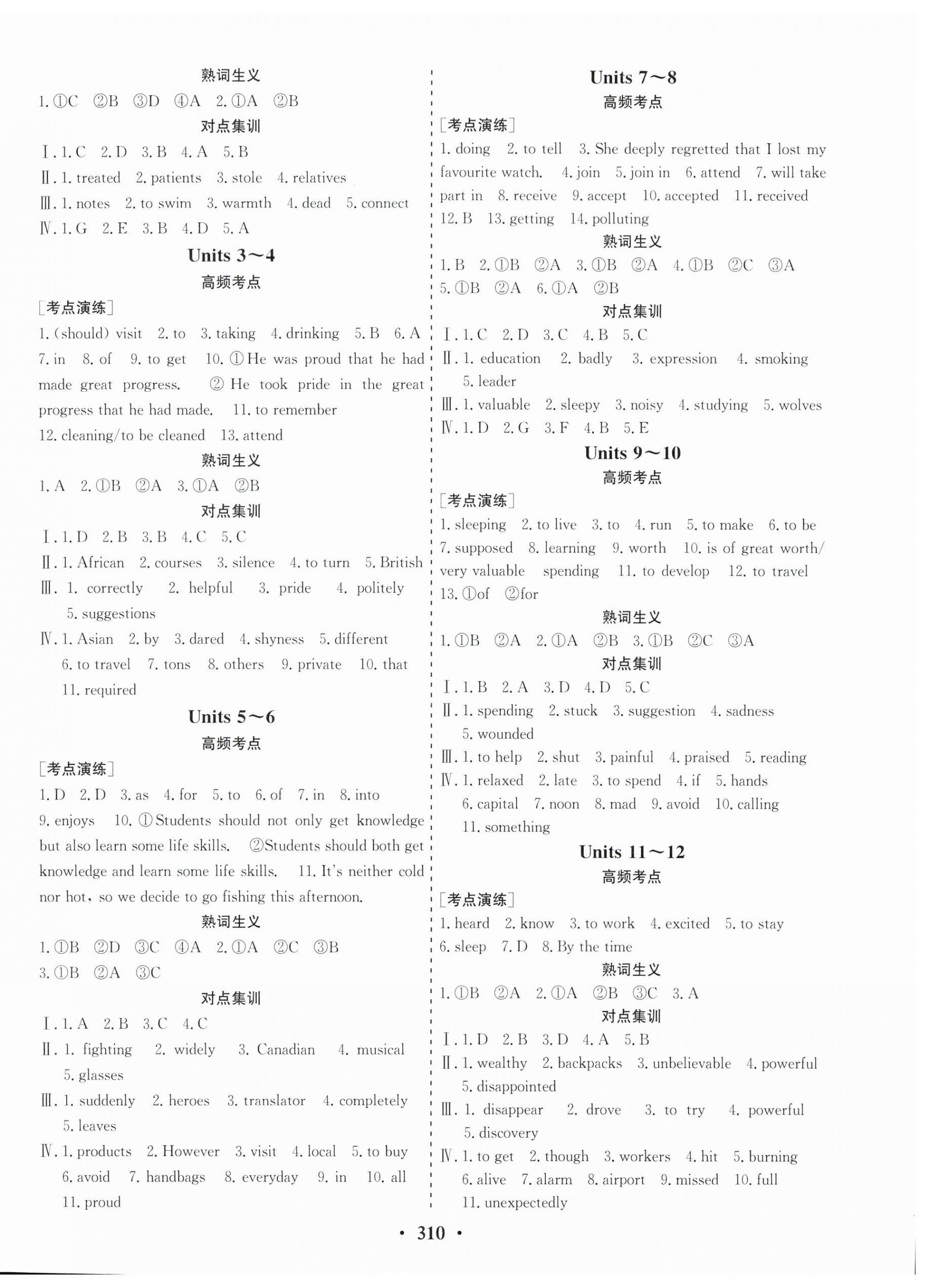 2024年優(yōu)化探究中考總復(fù)習(xí)英語(yǔ)江西專(zhuān)版 第4頁(yè)