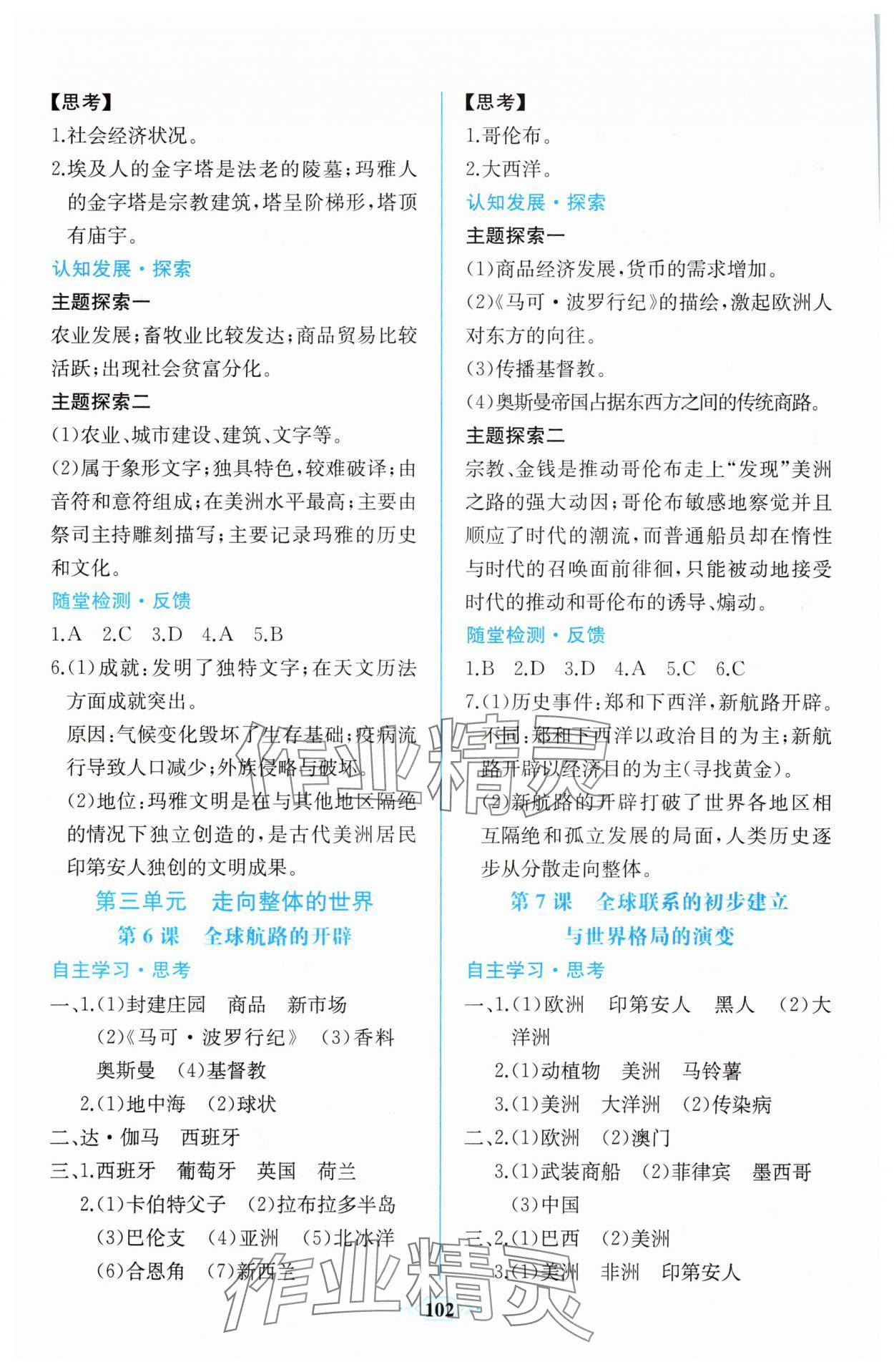 2025年同步解析與測評課時練人民教育出版社歷史必修下冊人教版 第4頁