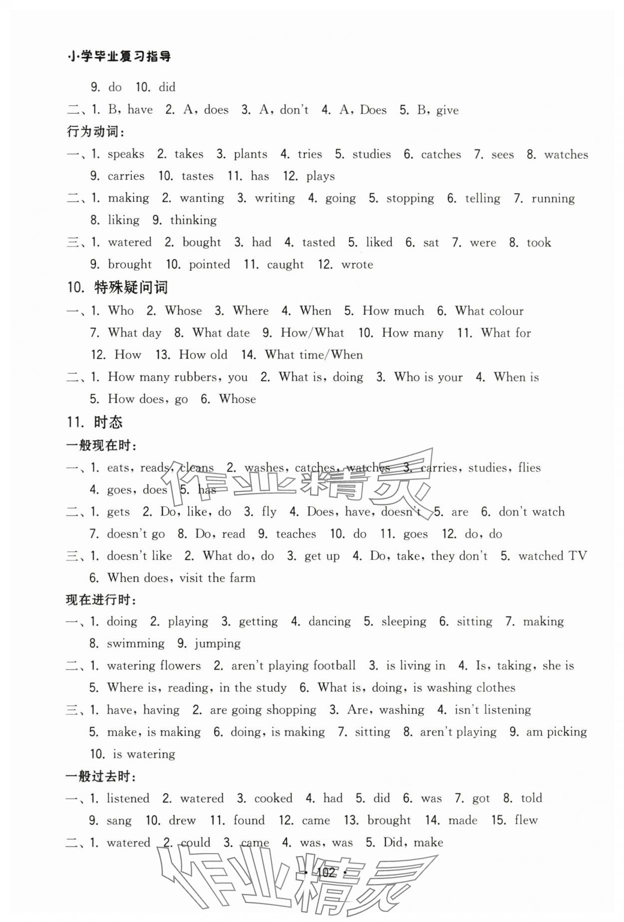 2025年小學畢業復習指導六年級英語 第4頁