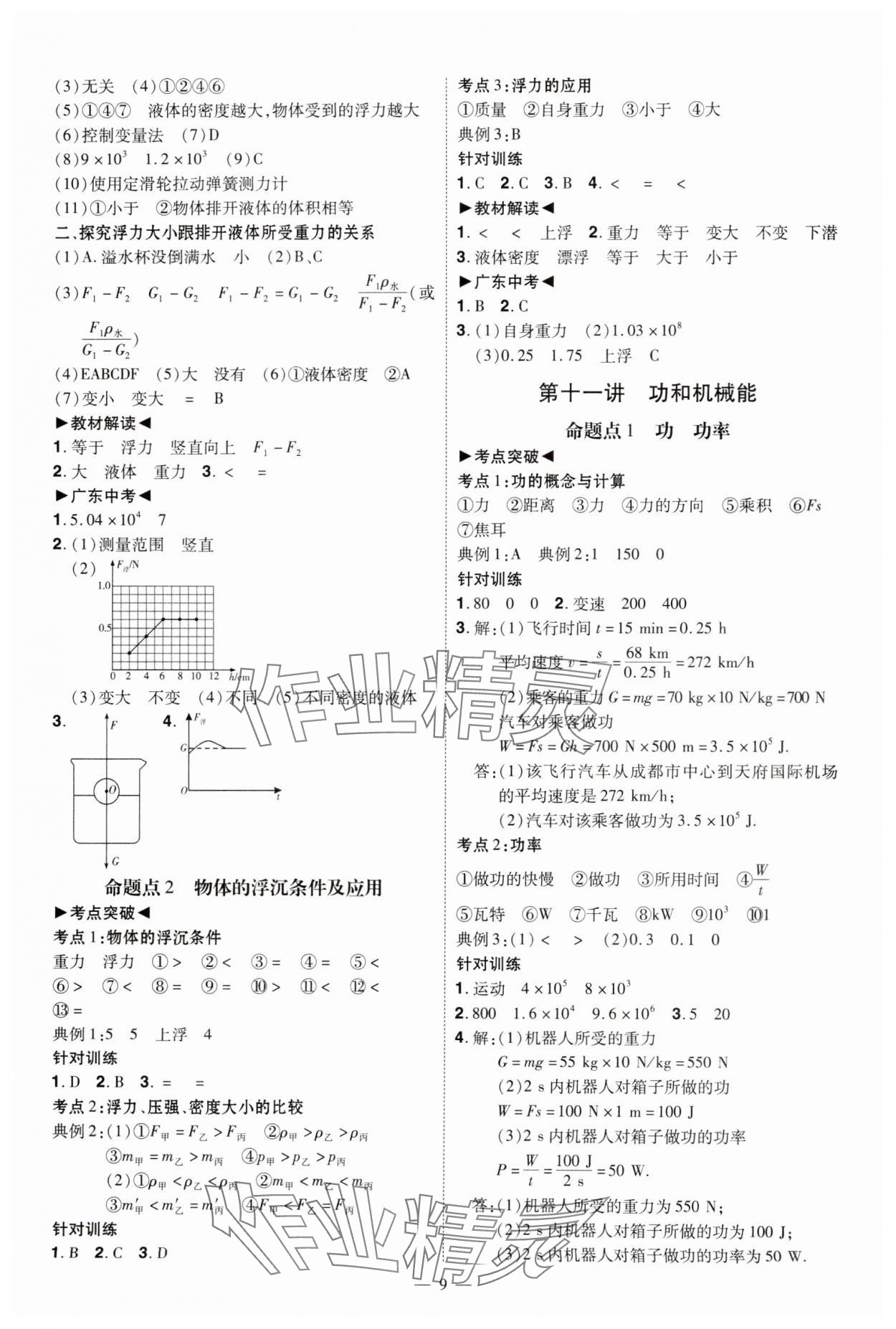 2025年中考沖刺物理廣東專版 第9頁