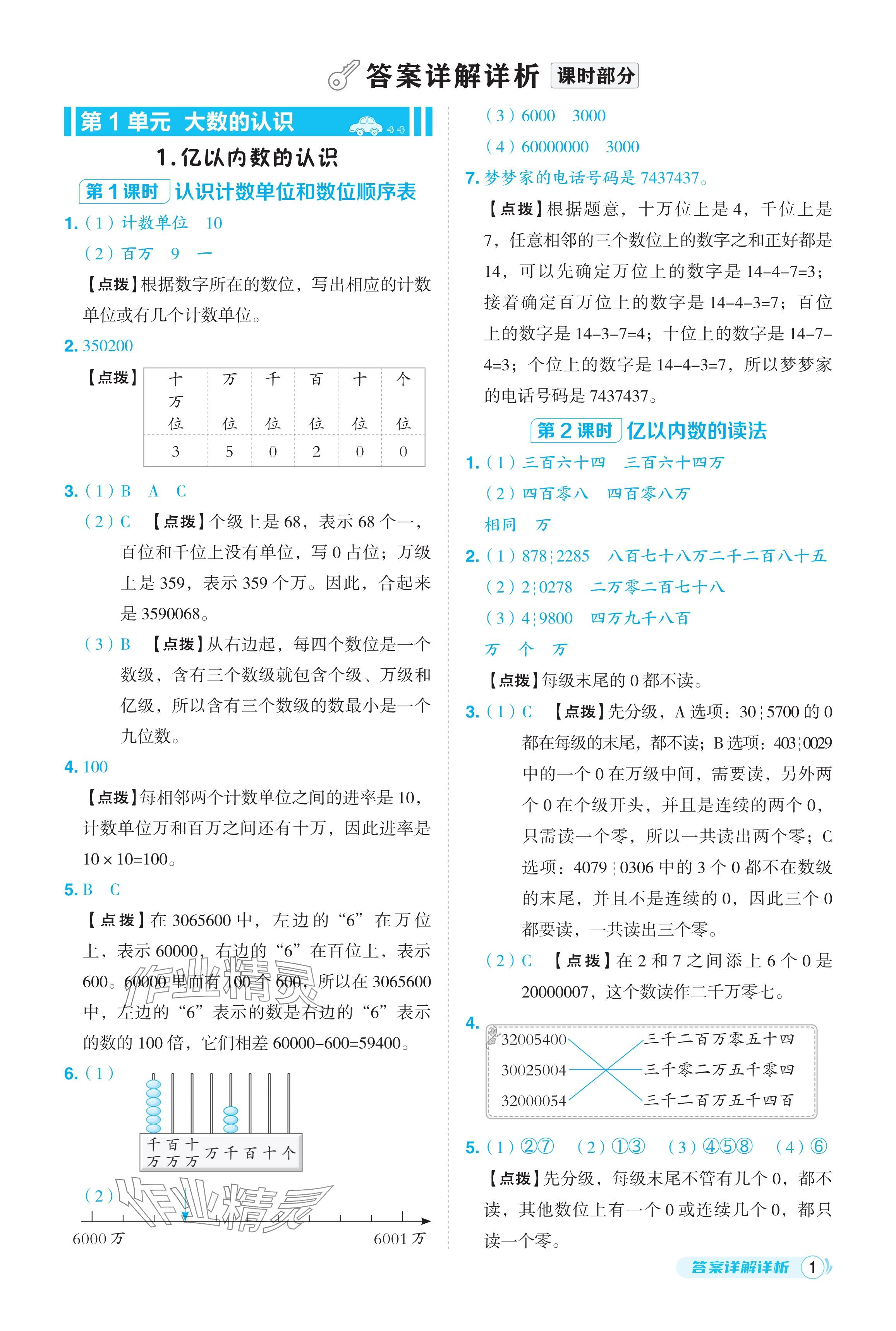 2024年綜合應(yīng)用創(chuàng)新題典中點(diǎn)四年級(jí)數(shù)學(xué)上冊(cè)人教版福建專(zhuān)版 參考答案第1頁(yè)