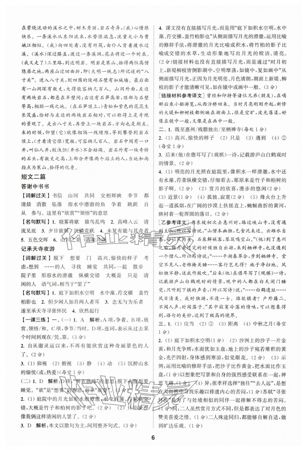 2025年拔尖特训八年级语文上册人教版 第6页