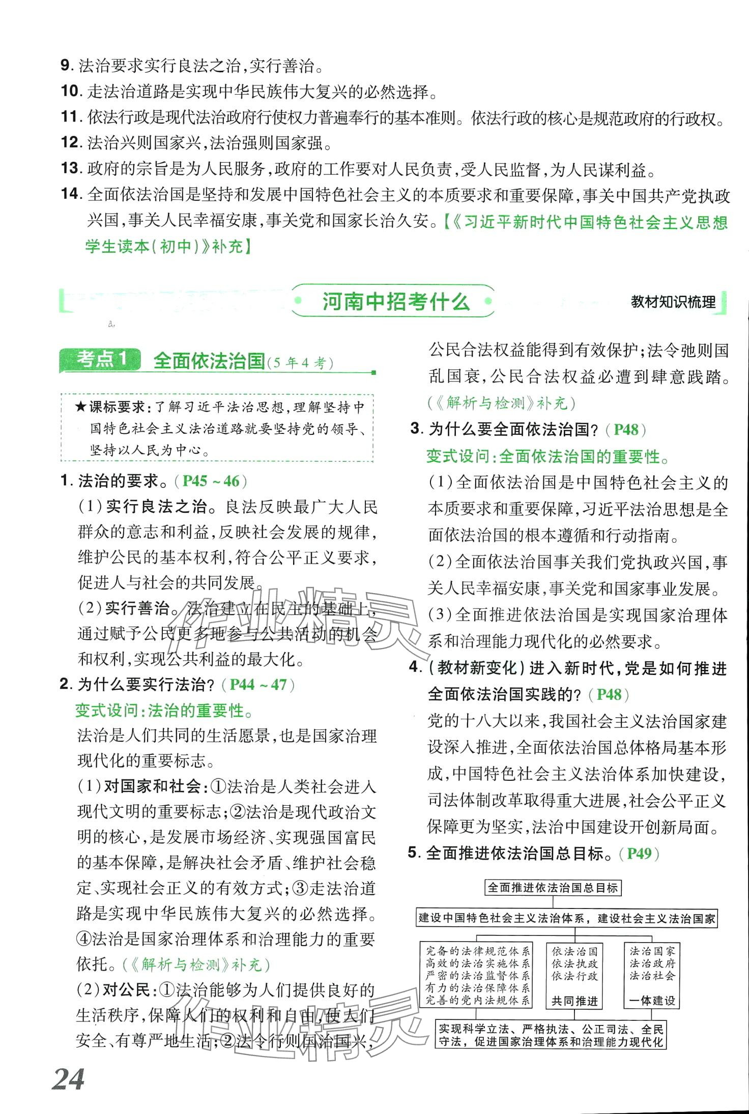 2024年領(lǐng)揚(yáng)文化中考研究道德與法治河南專版 第24頁(yè)