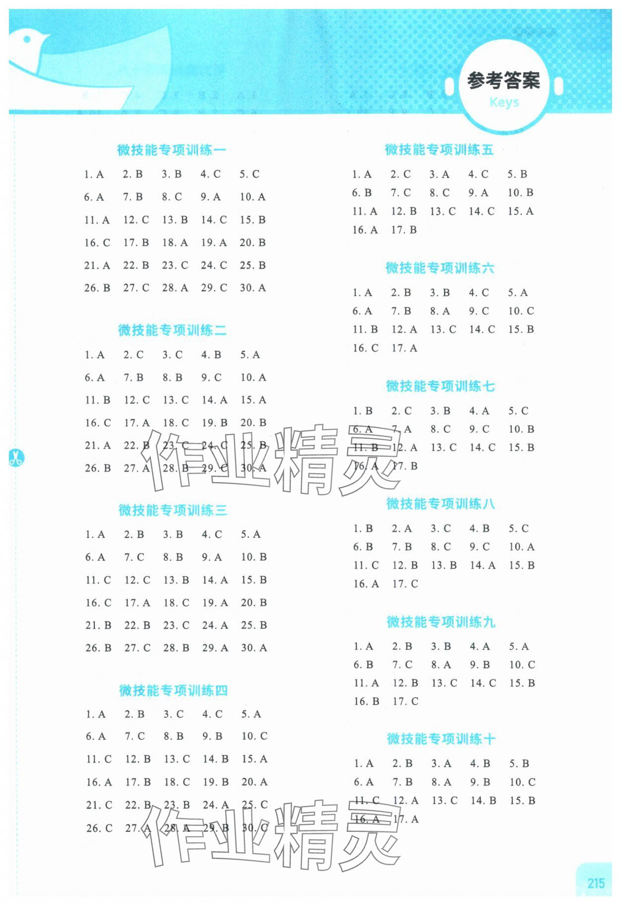 2025年高考英语听力微技能高二英语译林版基础版 第1页