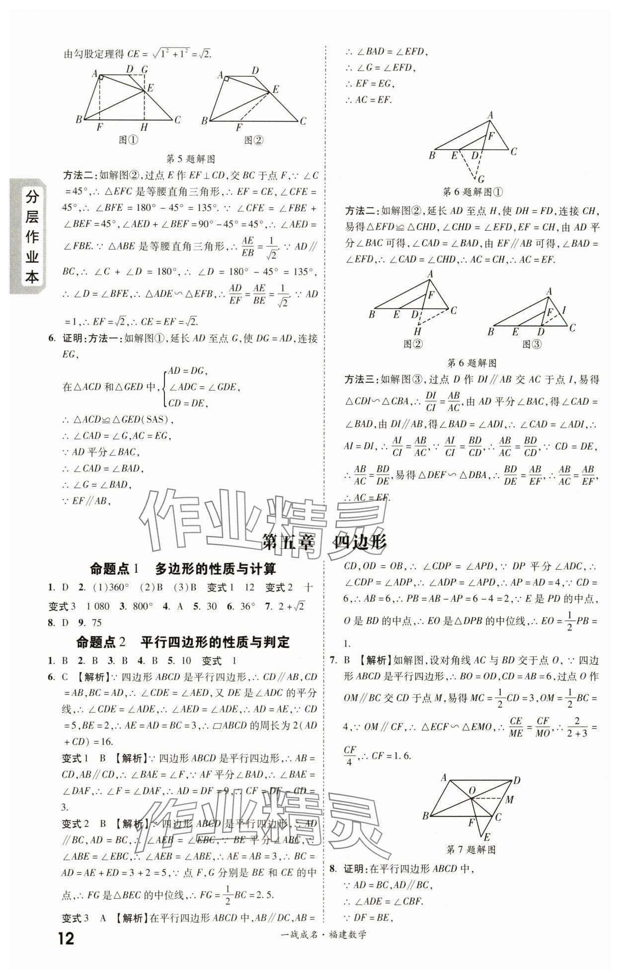 2024年一戰(zhàn)成名考前新方案數(shù)學福建專版 第12頁