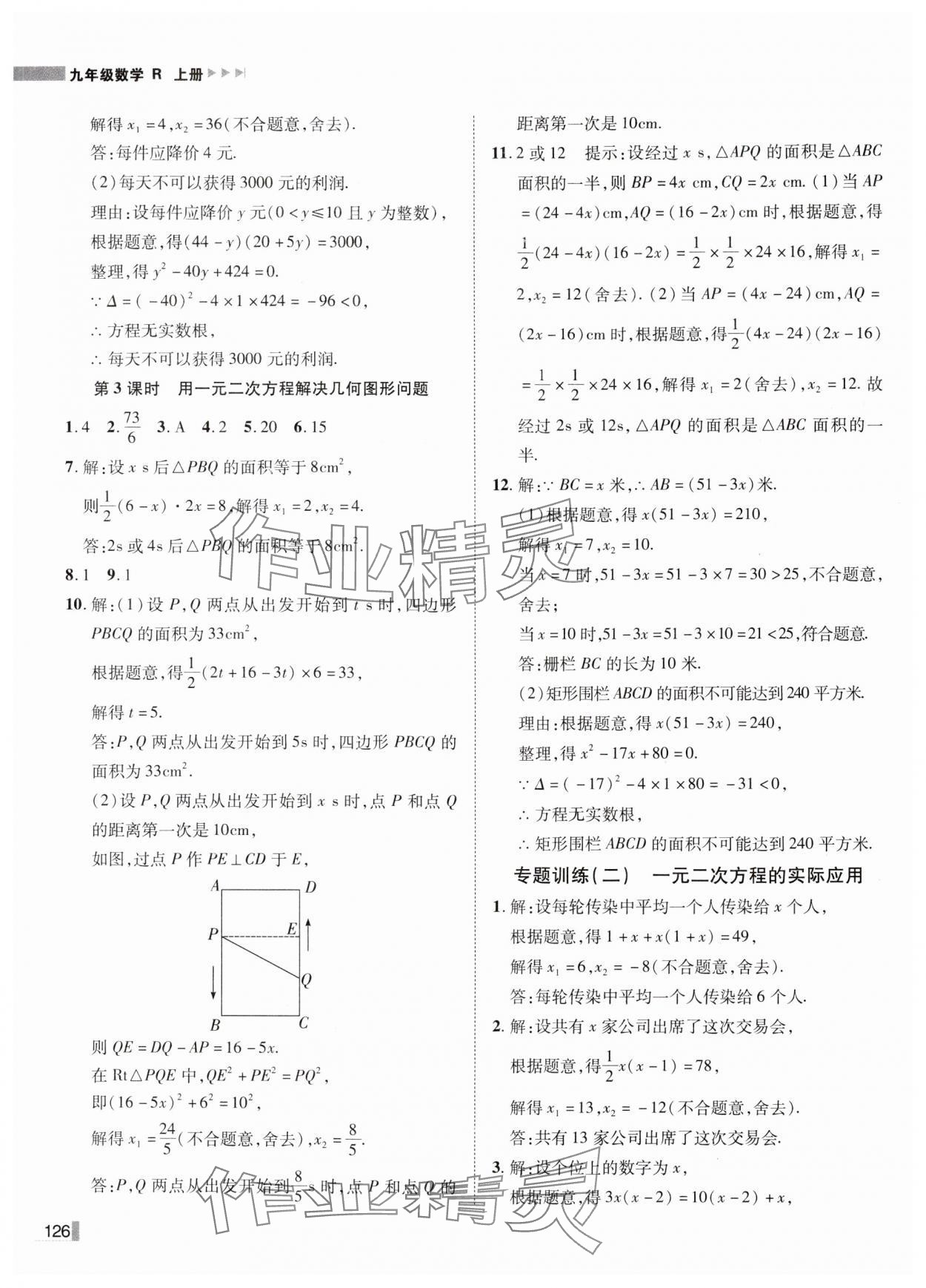 2024年辽宁作业分层培优学案九年级数学上册人教版 第6页