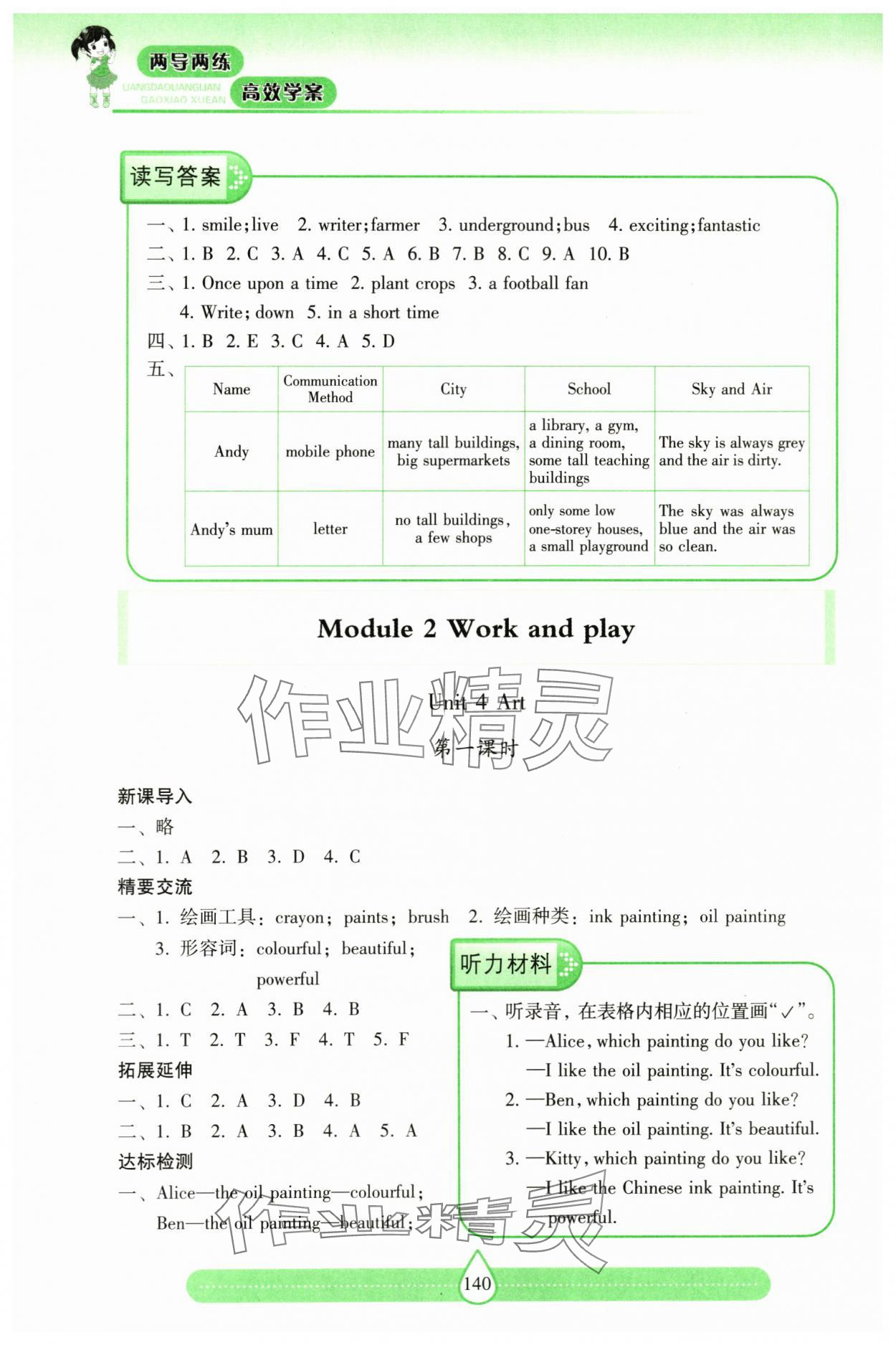 2024年新课标两导两练高效学案六年级英语下册沪教版 第6页