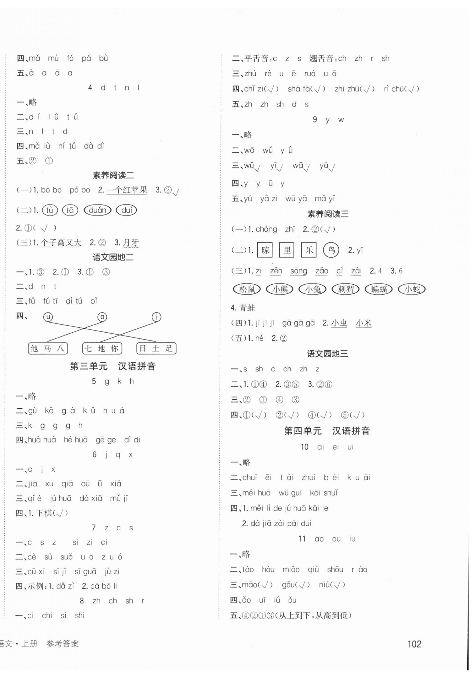 2026年英才小状元一年级语文上册人教版&nbsp;第2页