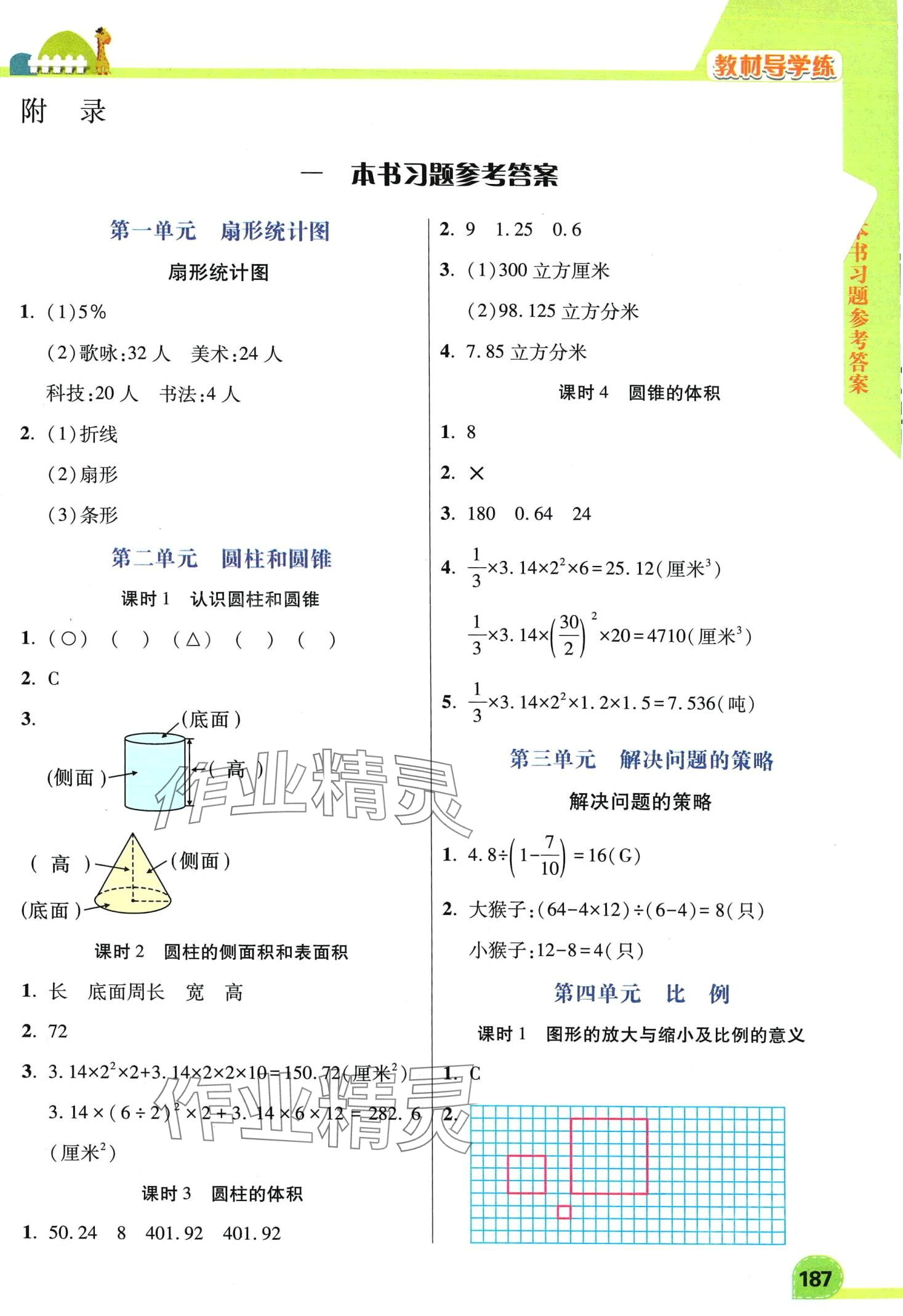 2024年倍速學(xué)習(xí)法六年級(jí)數(shù)學(xué)下冊(cè)蘇教版 第1頁