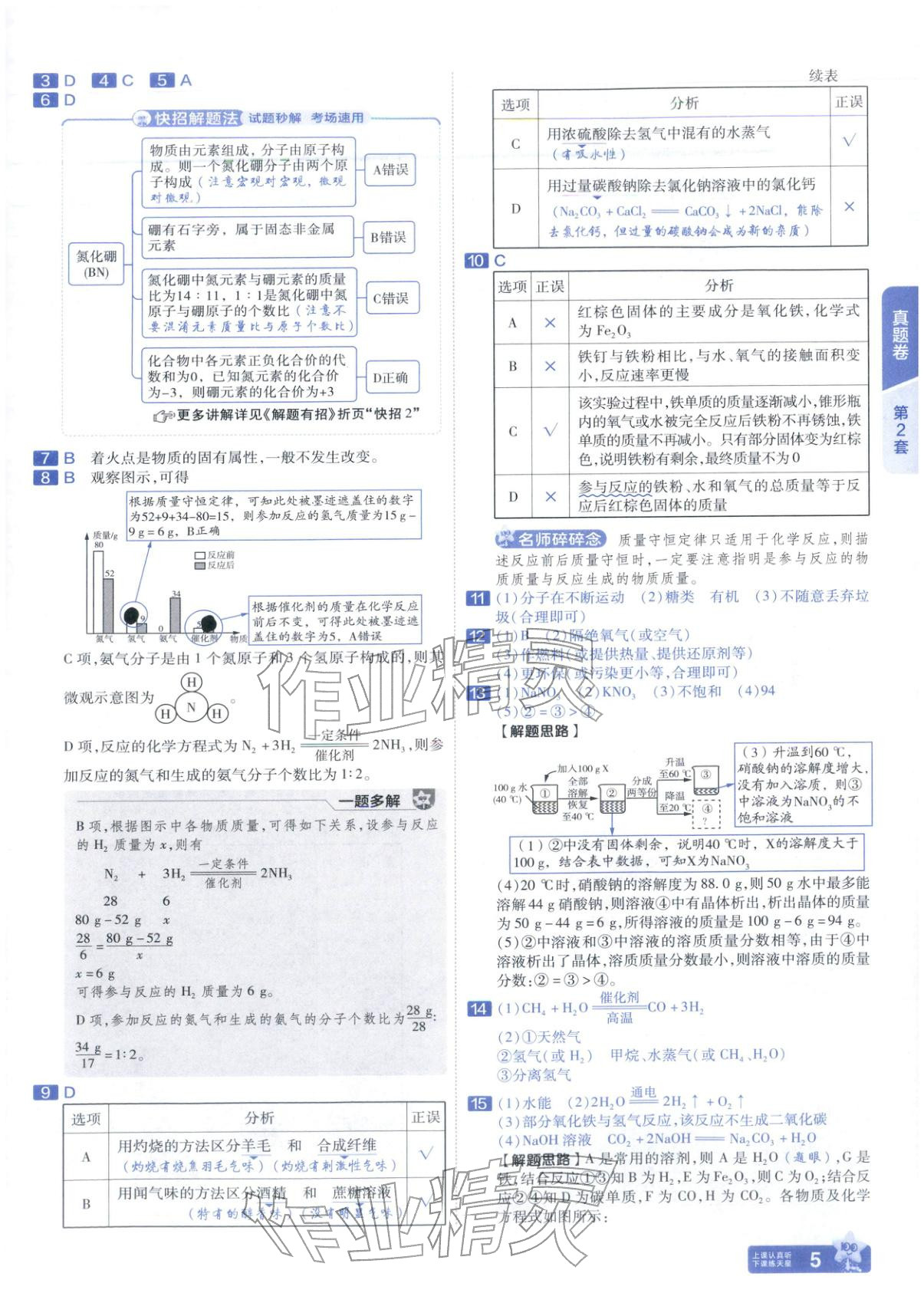 2026年金考卷中考45套汇编化学河北专版 第4页