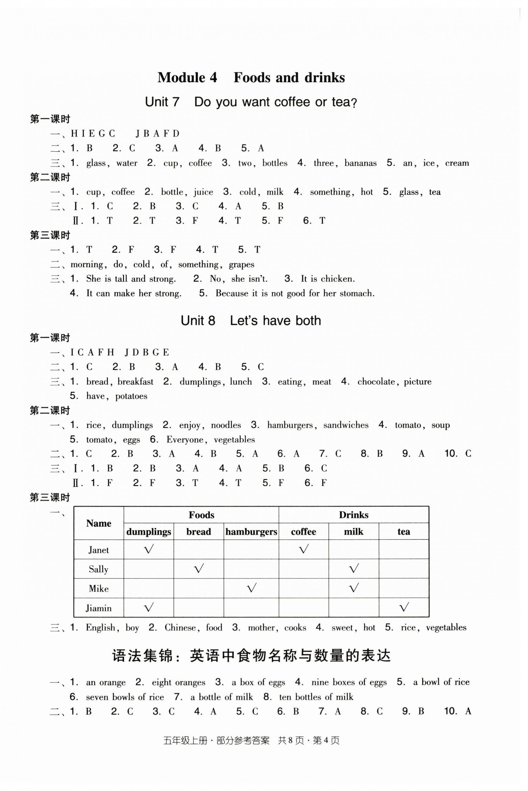 2025年雙基同步導學導練五年級英語上冊教科版廣州專版 第4頁