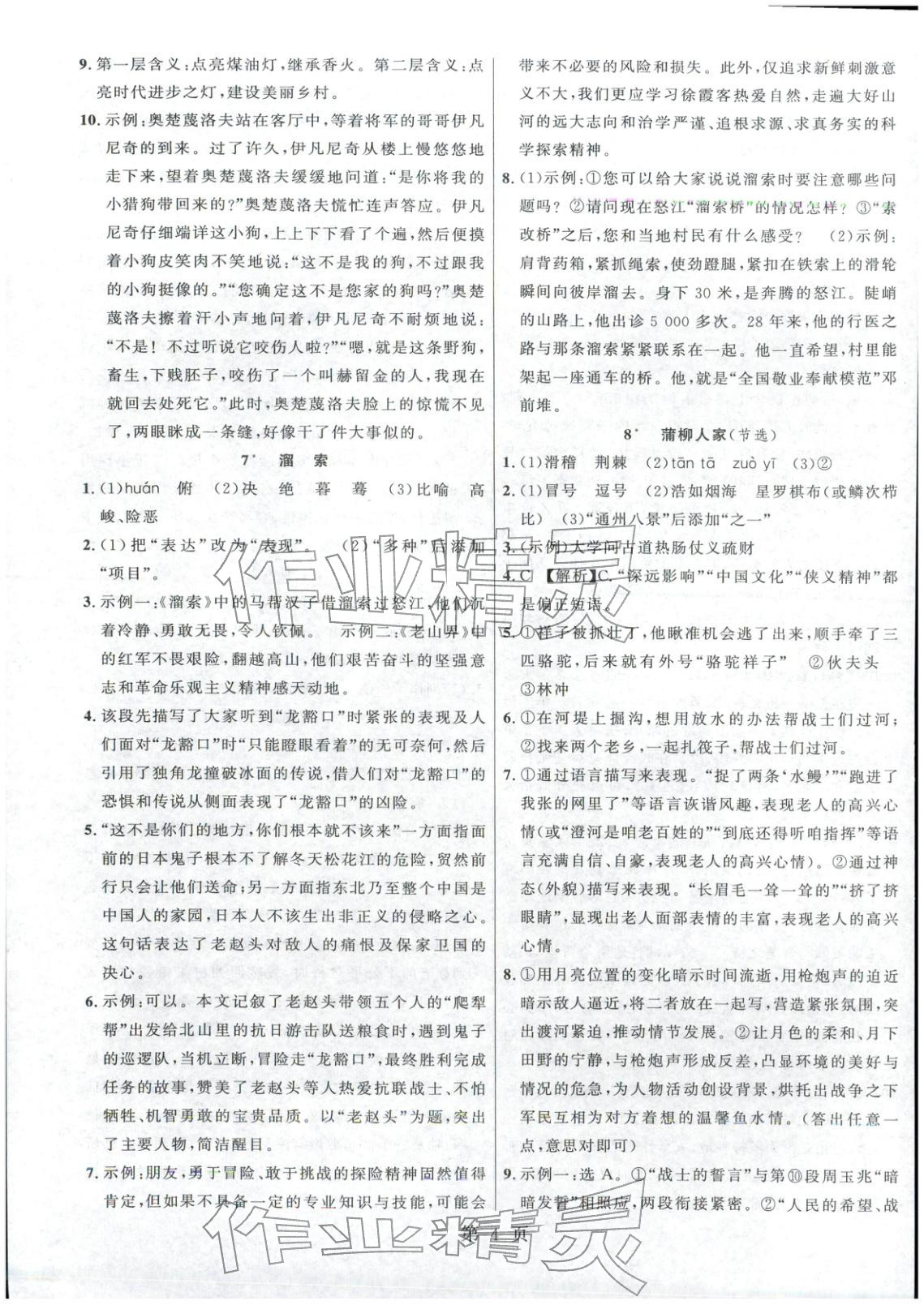 2026年课时夺冠九年级语文下册人教版河南专版&nbsp;第4页