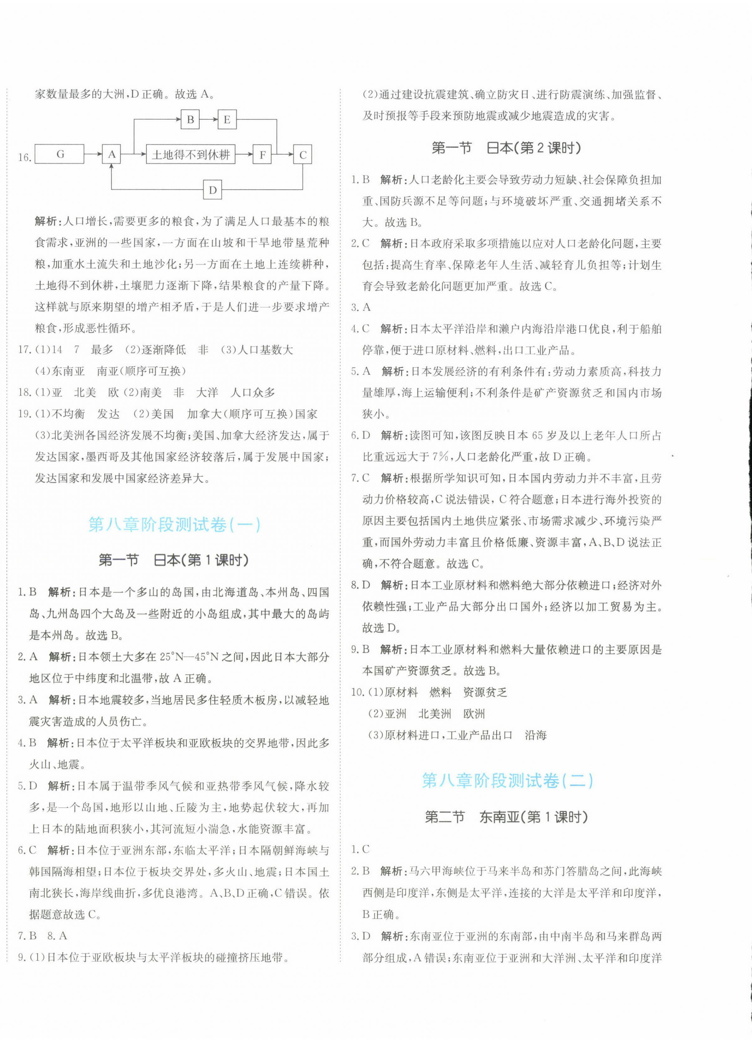 2025年提分教練七年級地理下冊人教版 第4頁