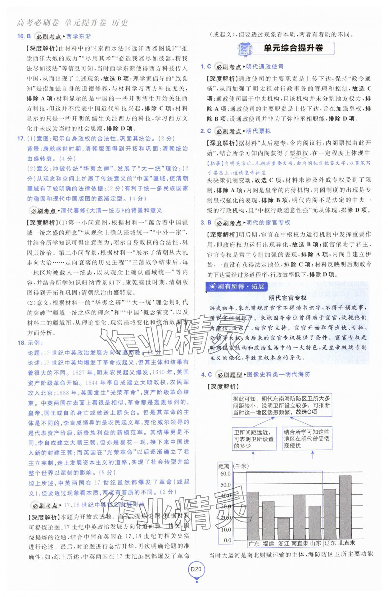 2025年高考必刷卷單元提升卷高中歷史人教版 第20頁
