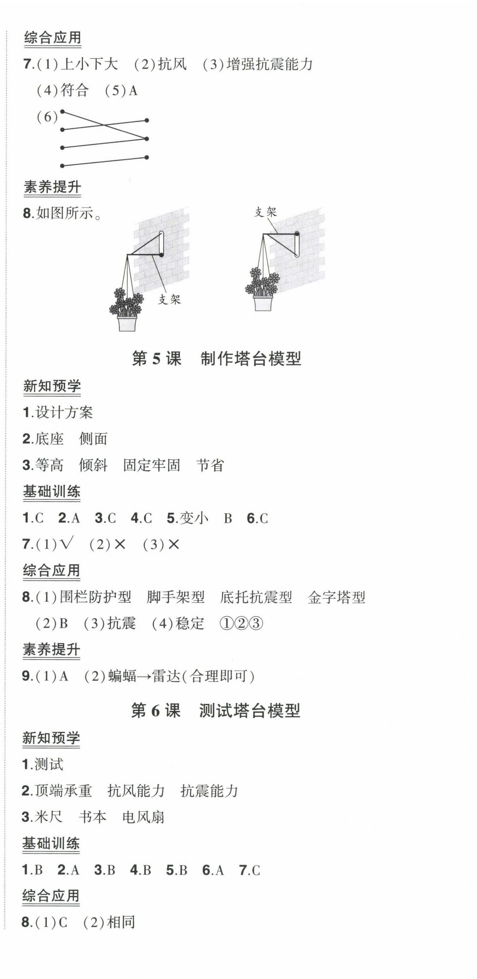 2025年狀元成才路創(chuàng)優(yōu)作業(yè)100分六年級科學(xué)下冊教科版 參考答案第3頁