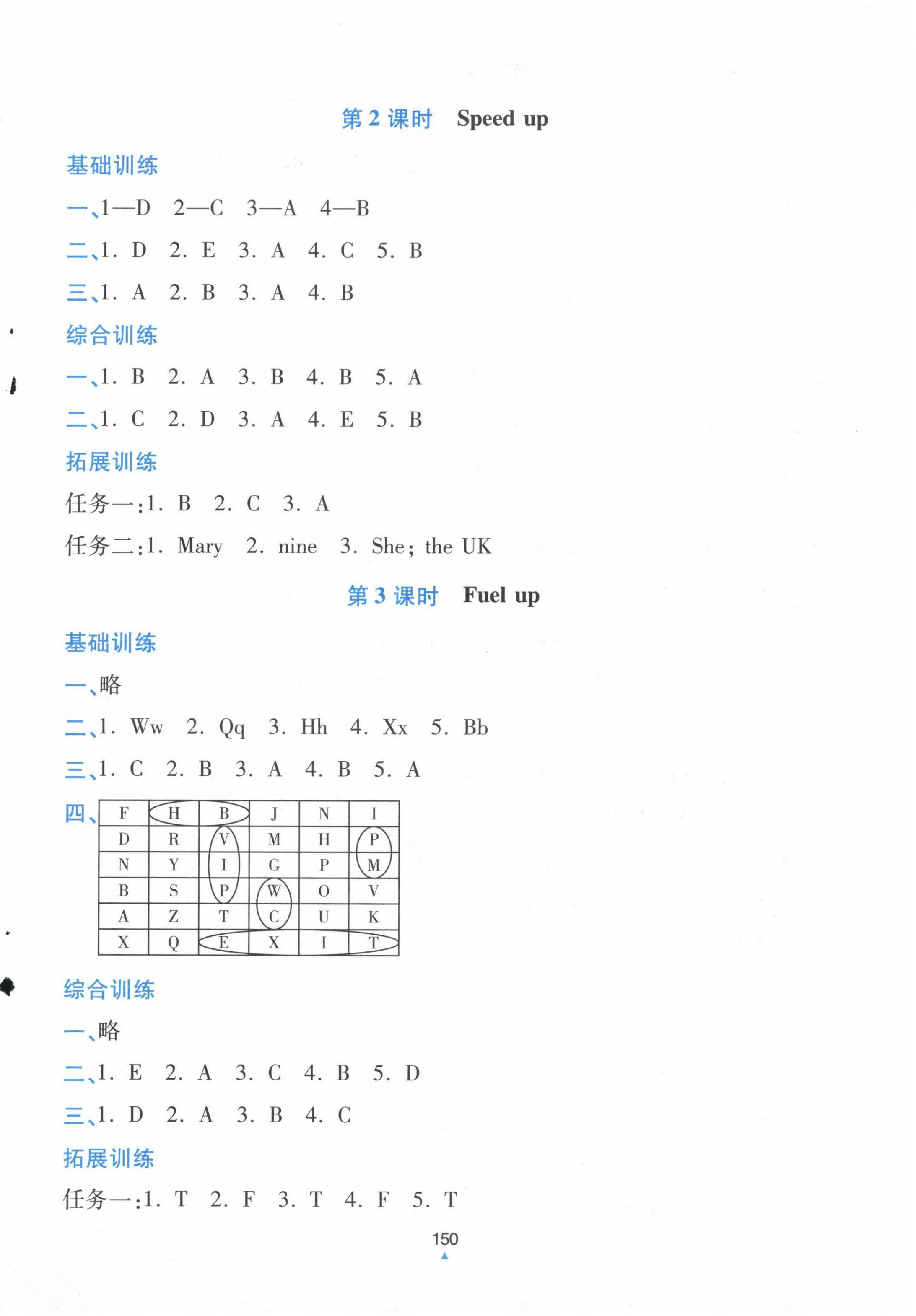 2024年同步測評優(yōu)化練習(xí)三年級英語上冊人教版 第2頁