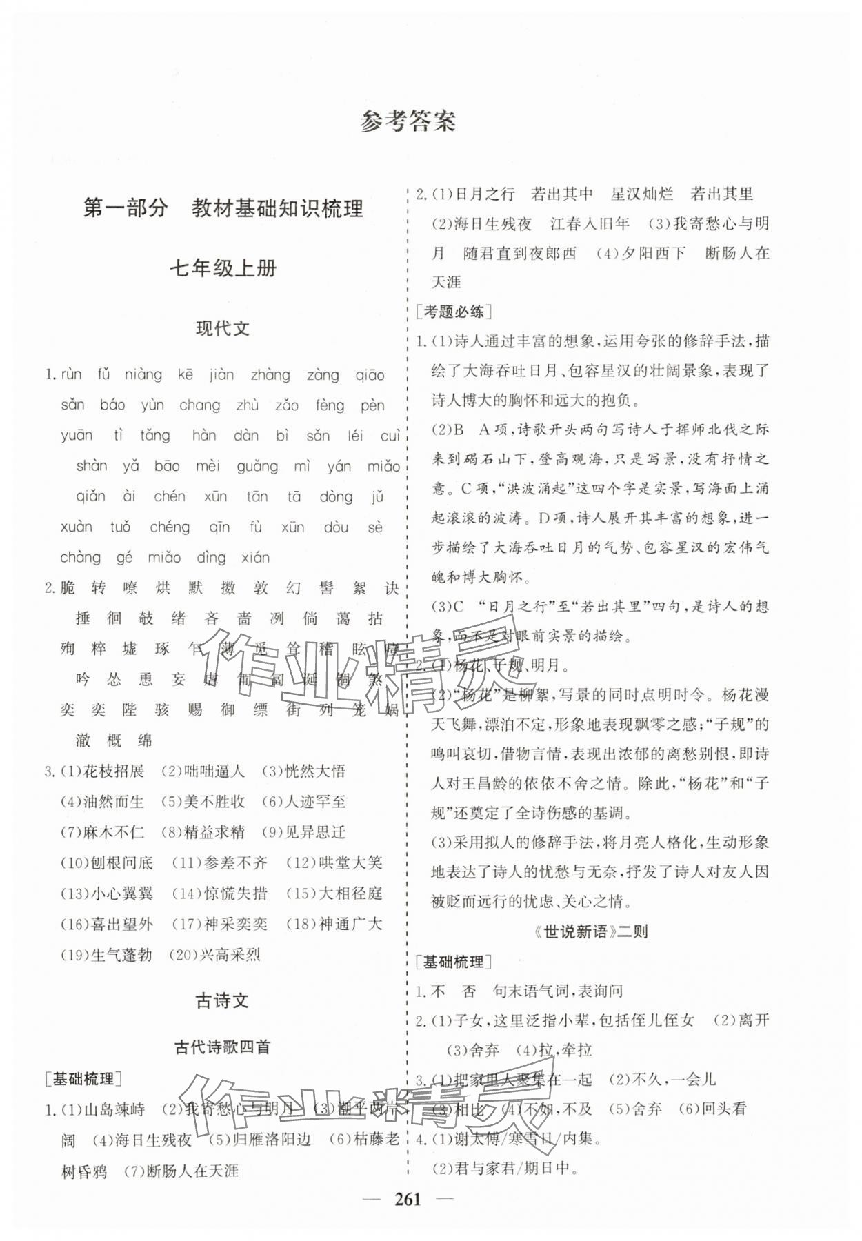 2025年點金考案語文中考 第1頁