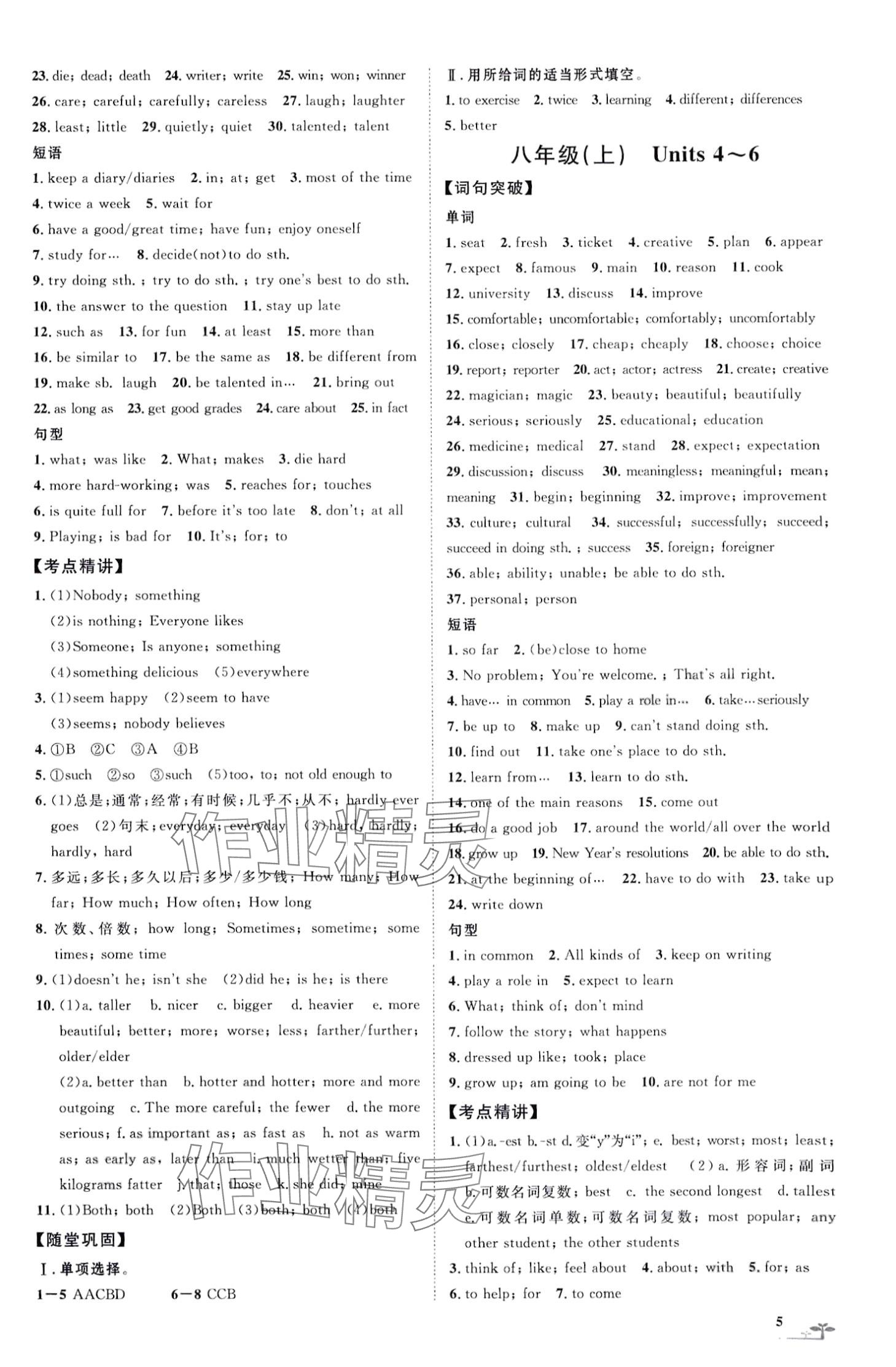 2024年直面新中考英語人教版重慶專版 第5頁