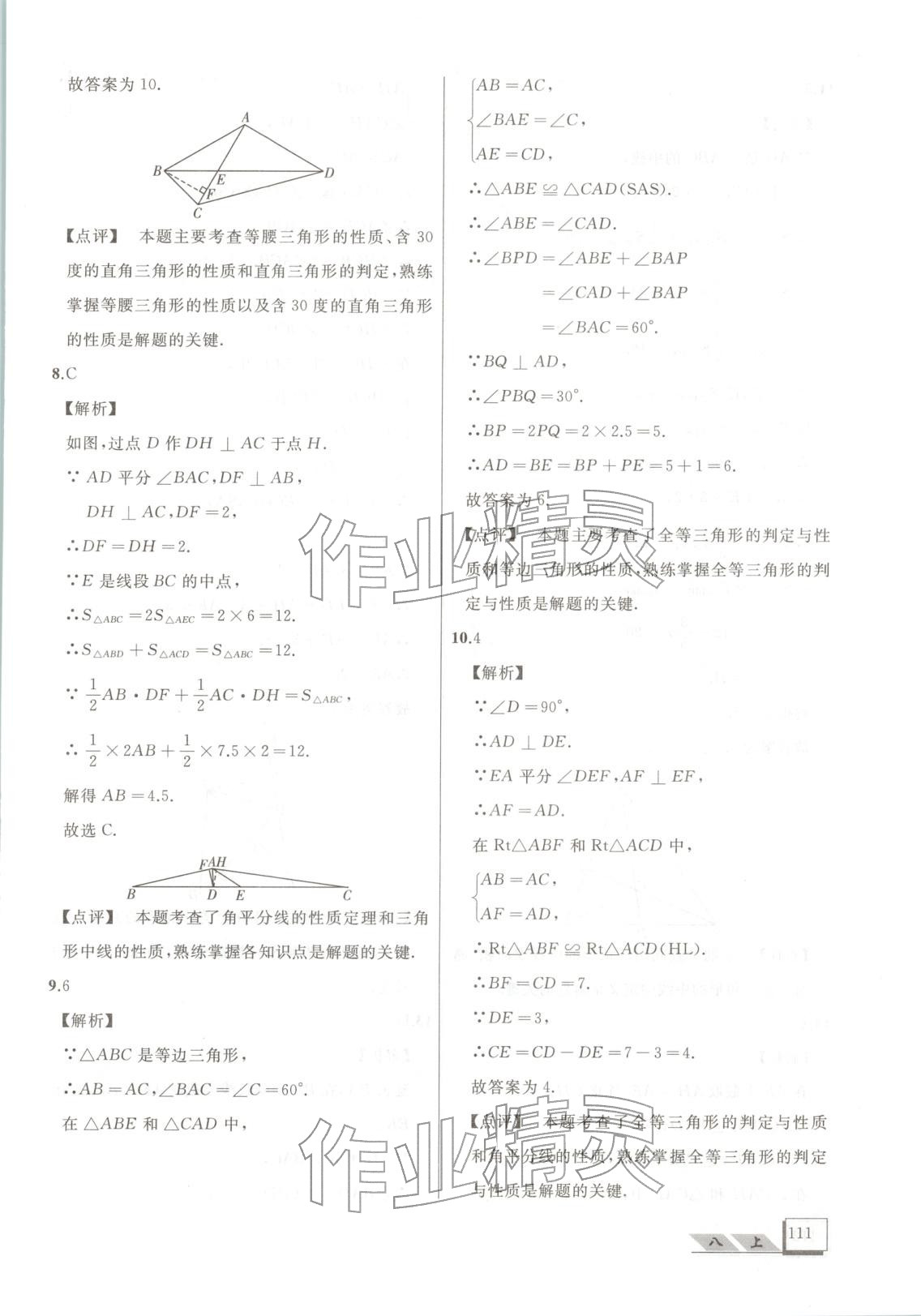 2025年压轴题八年级数学上册人教版&nbsp;第4页
