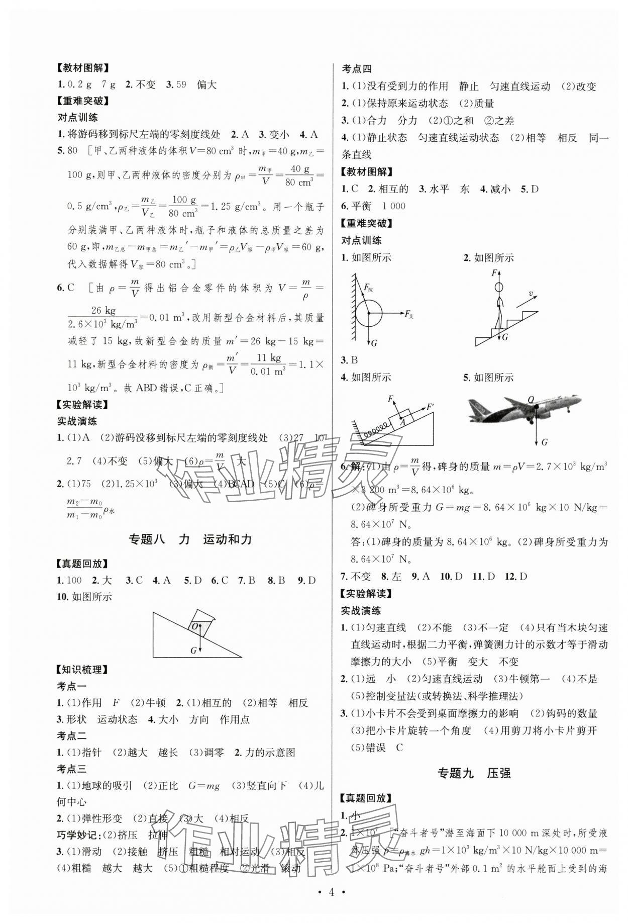 2025年初中毕业班系统总复习物理 第4页