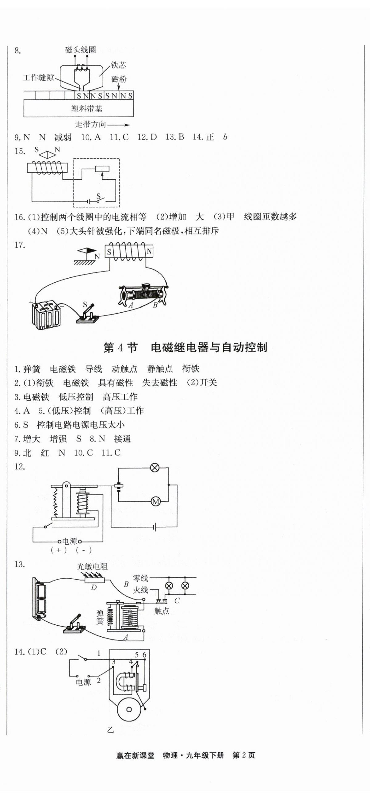 2024年贏在新課堂九年級物理下冊滬粵版江西專版 第2頁