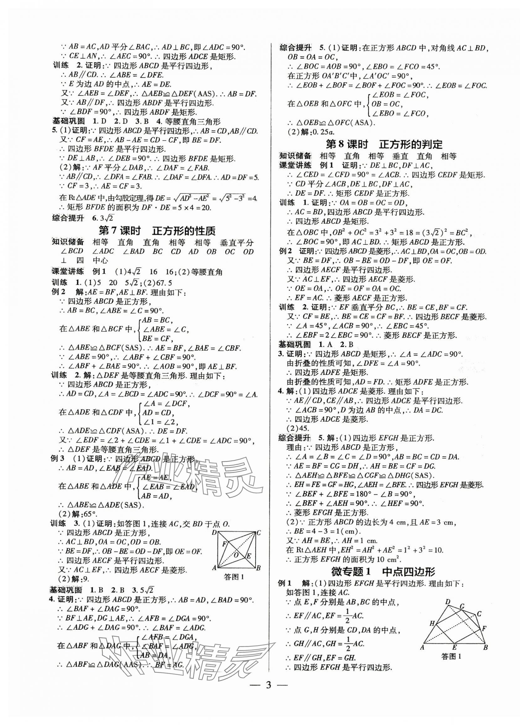 2025年領(lǐng)跑作業(yè)本九年級(jí)數(shù)學(xué)全一冊(cè)北師大版 第3頁