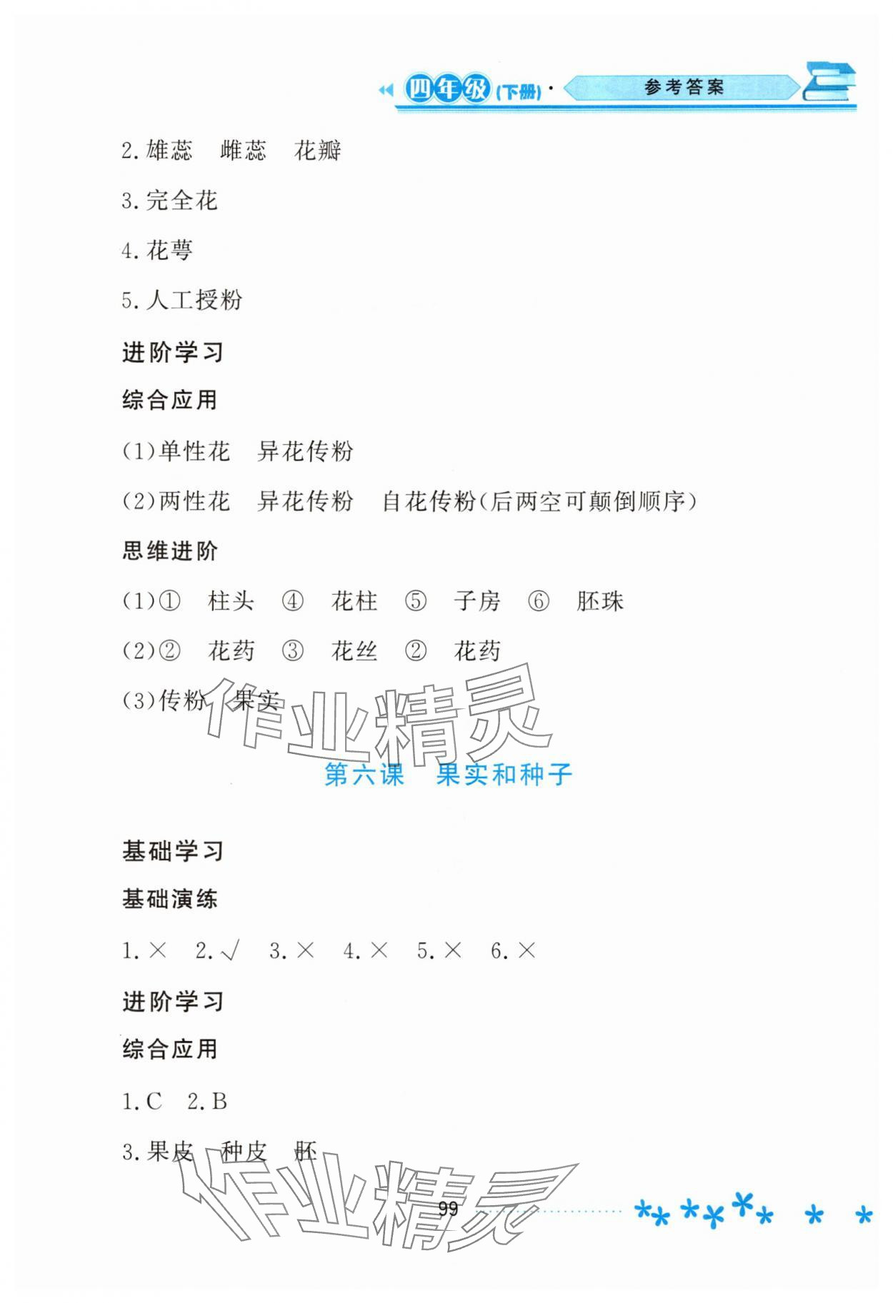 2025年資源與評(píng)價(jià)黑龍江教育出版社四年級(jí)科學(xué)下冊(cè)教科版 參考答案第4頁(yè)