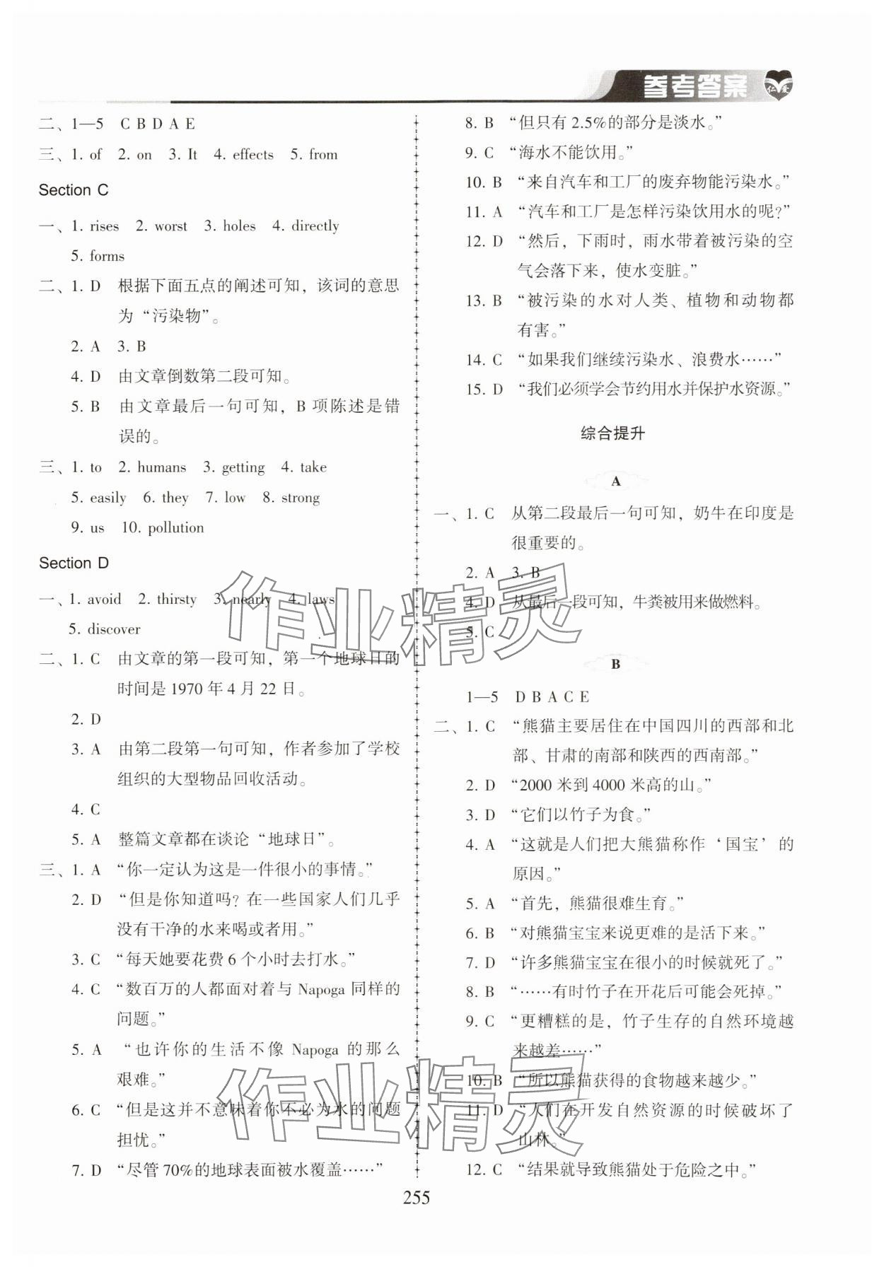 2024年仁愛英語同步練習(xí)冊(cè)九年級(jí)全一冊(cè)仁愛版河南專版 第11頁