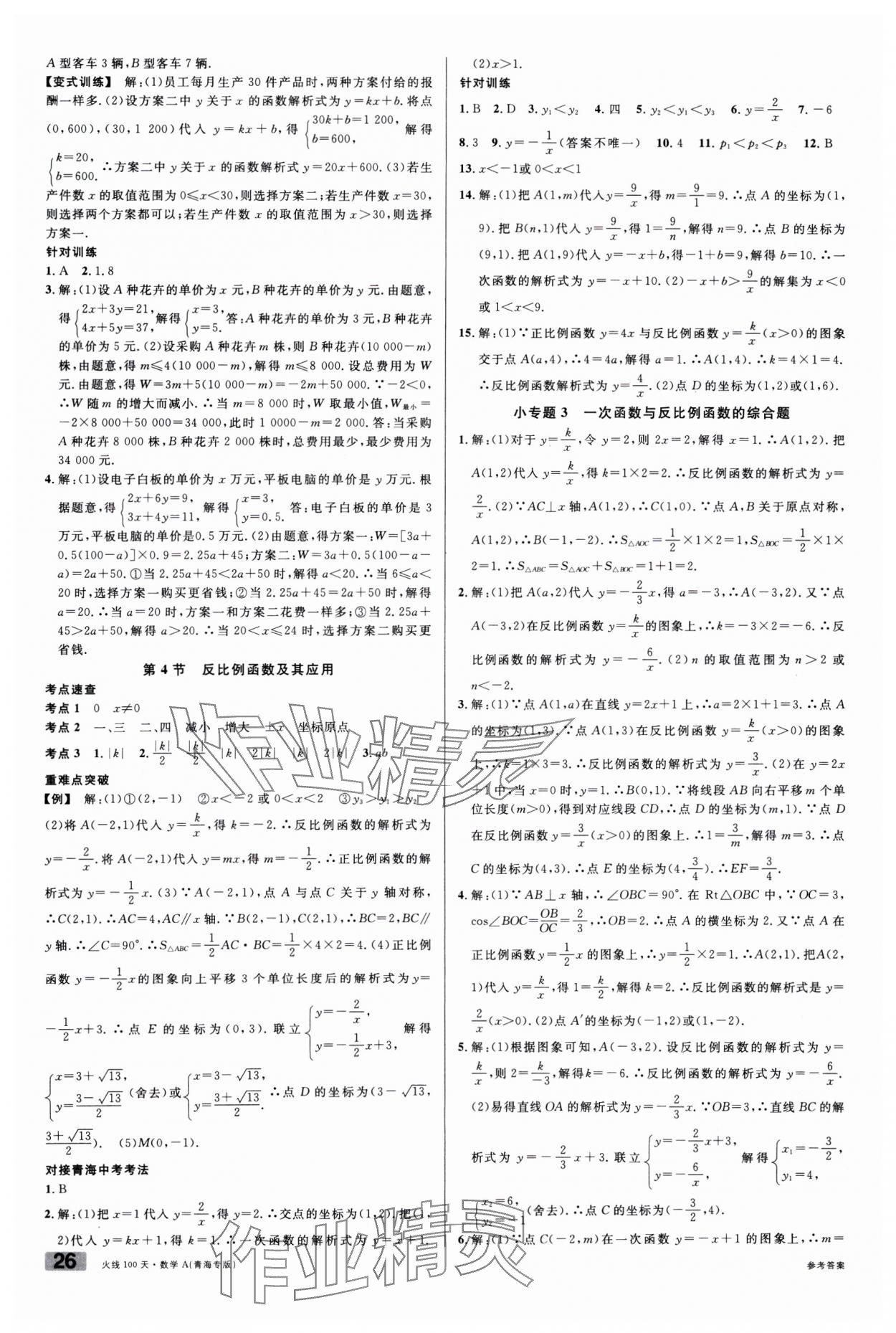 2025年火線100天中考滾動復習法數(shù)學青海專版 第4頁