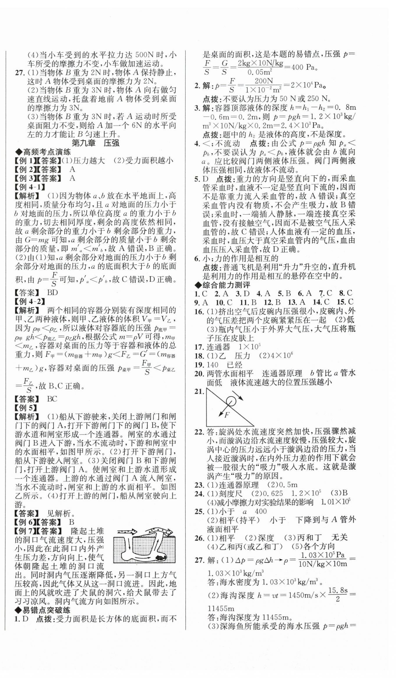 2025年名师帮学期总复习八年级物理人教版 第2页