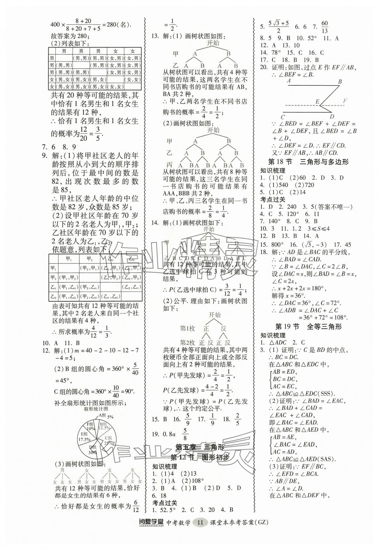 2024年中考專項(xiàng)新突破數(shù)學(xué)廣州專版 參考答案第11頁(yè)