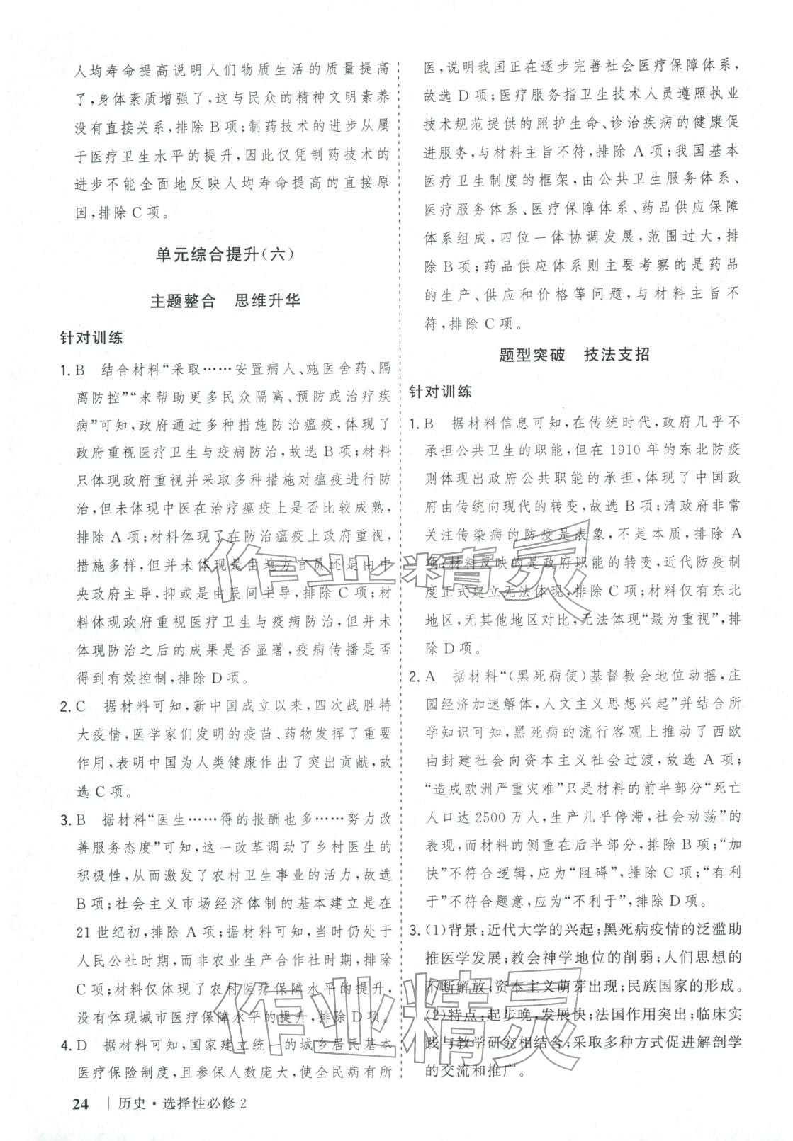 2025年新高考领航一线课堂高中历史选择性必修第二册广西专版&nbsp;第24页