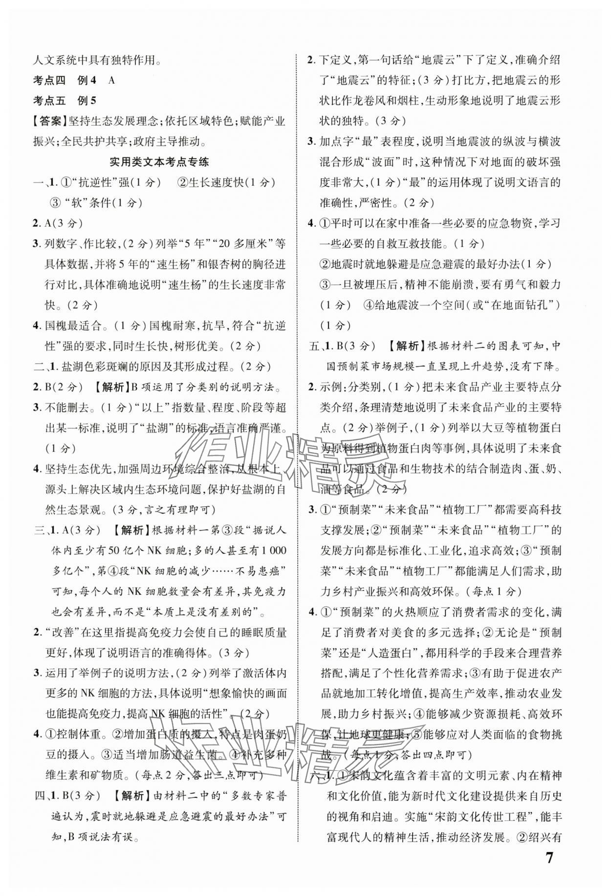 2024年中考新突破語(yǔ)文人教版安徽專版 第7頁(yè)