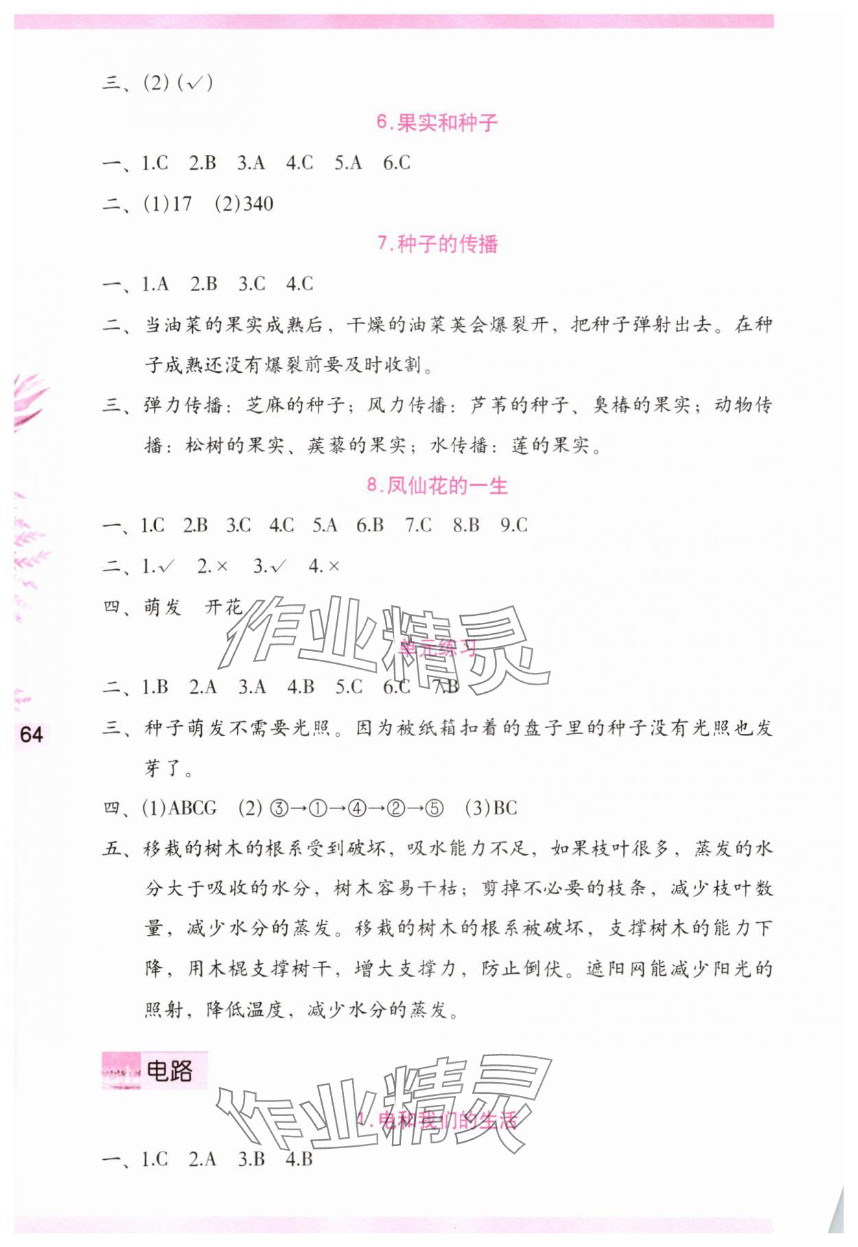 2025年學習與鞏固四年級科學下冊教科版 第2頁