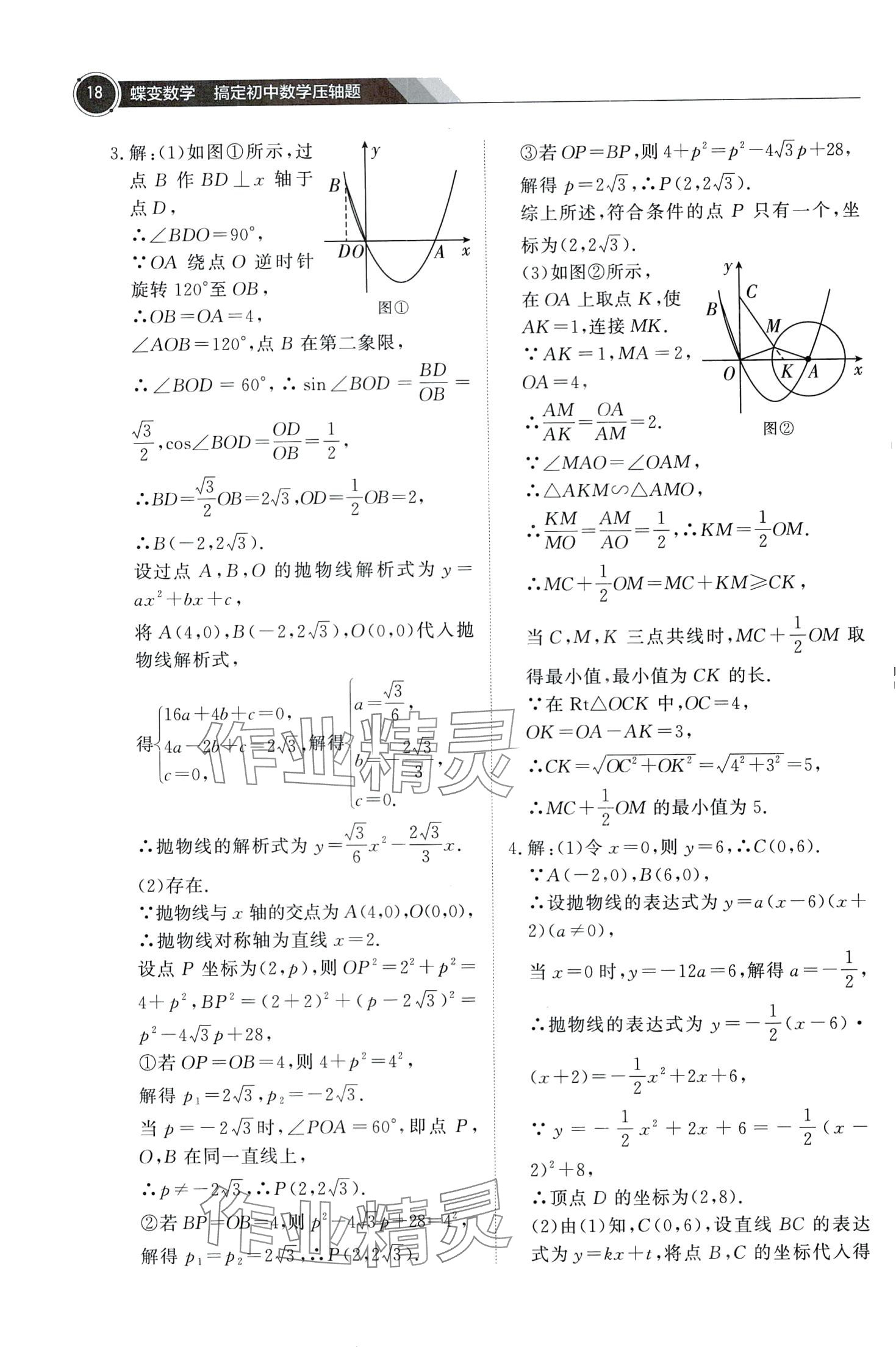 2024年蝶變數(shù)學(xué)搞定初中數(shù)學(xué)壓軸題&nbsp;第20頁