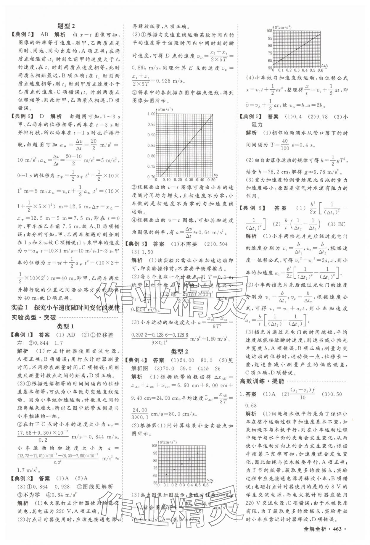 2025年贏在微點物理 參考答案第4頁