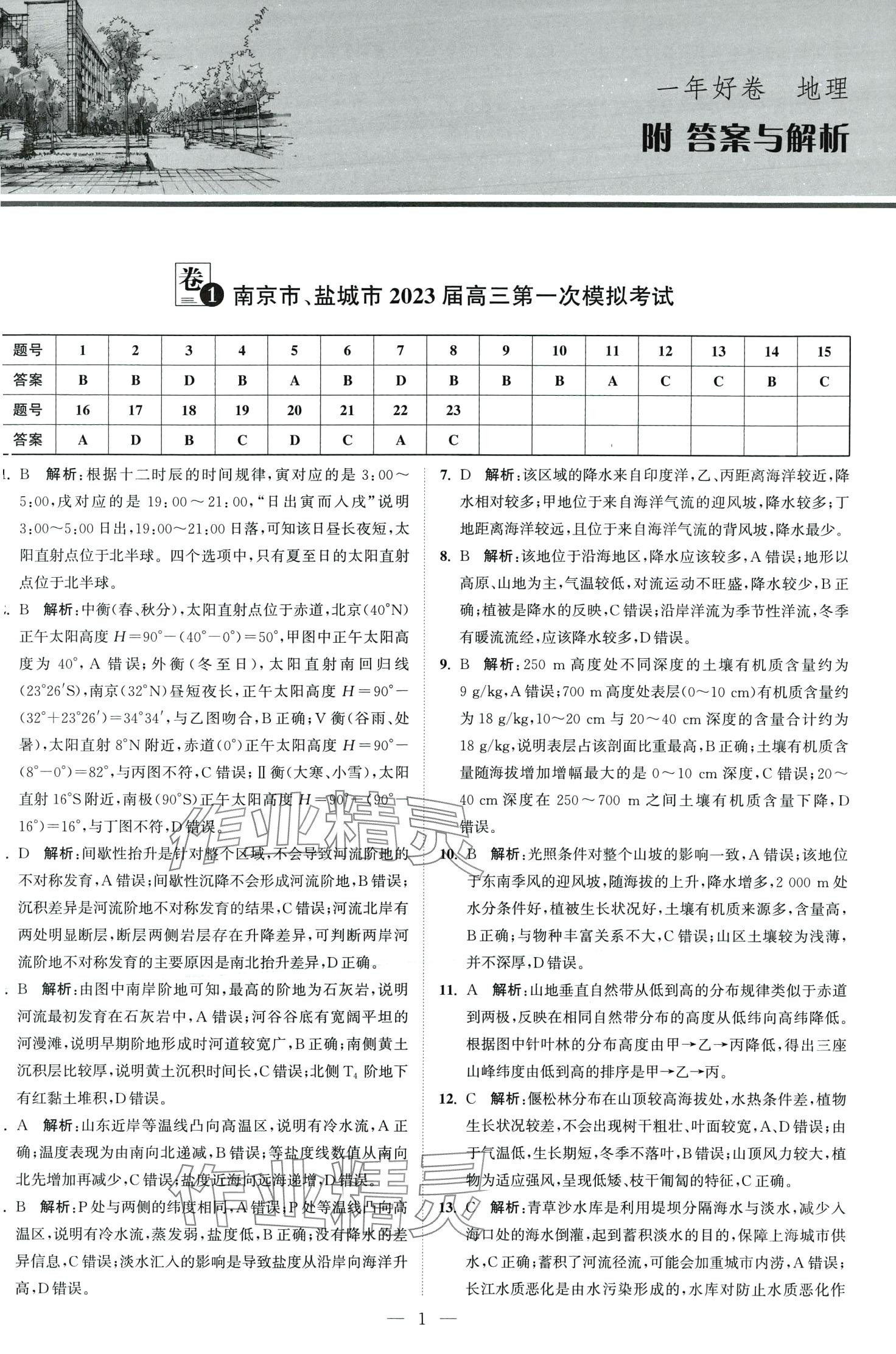 2024年高考總復習南方鳳凰臺高中地理 第1頁