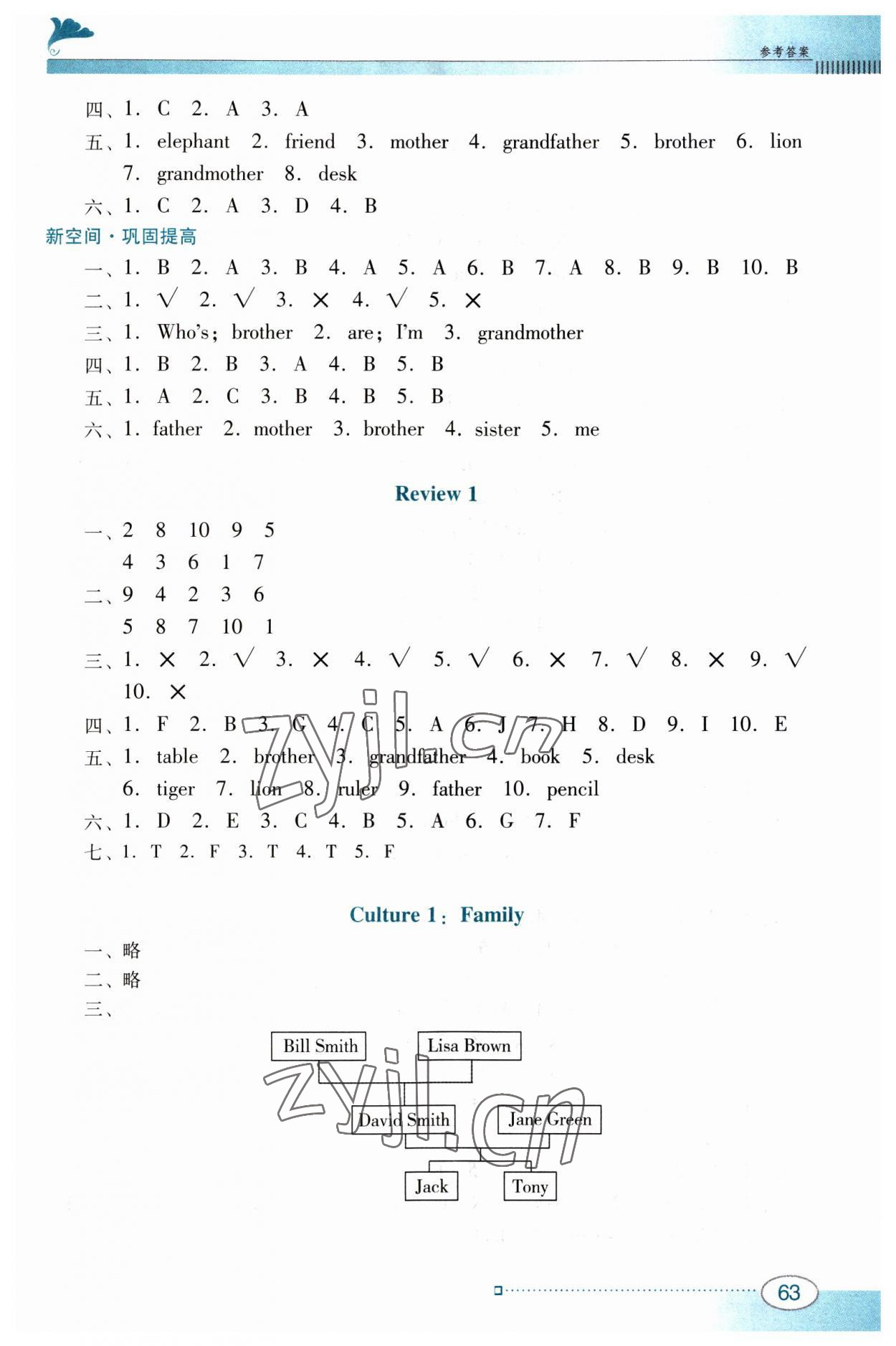 2023年南方新课堂金牌学案三年级英语上册粤人版 第3页