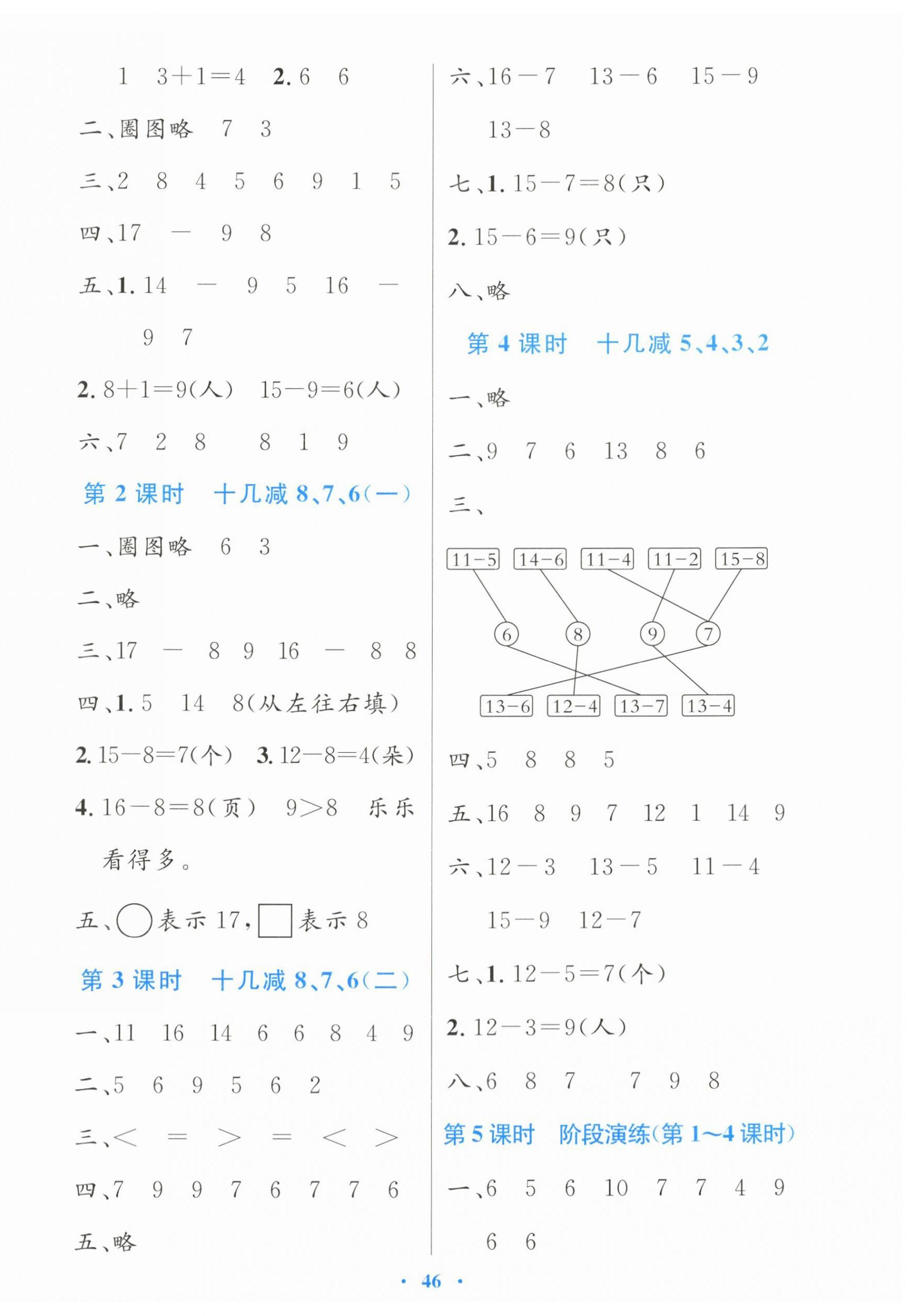 2024年同步測(cè)控優(yōu)化設(shè)計(jì)一年級(jí)數(shù)學(xué)下冊(cè)人教版增強(qiáng)版 第2頁