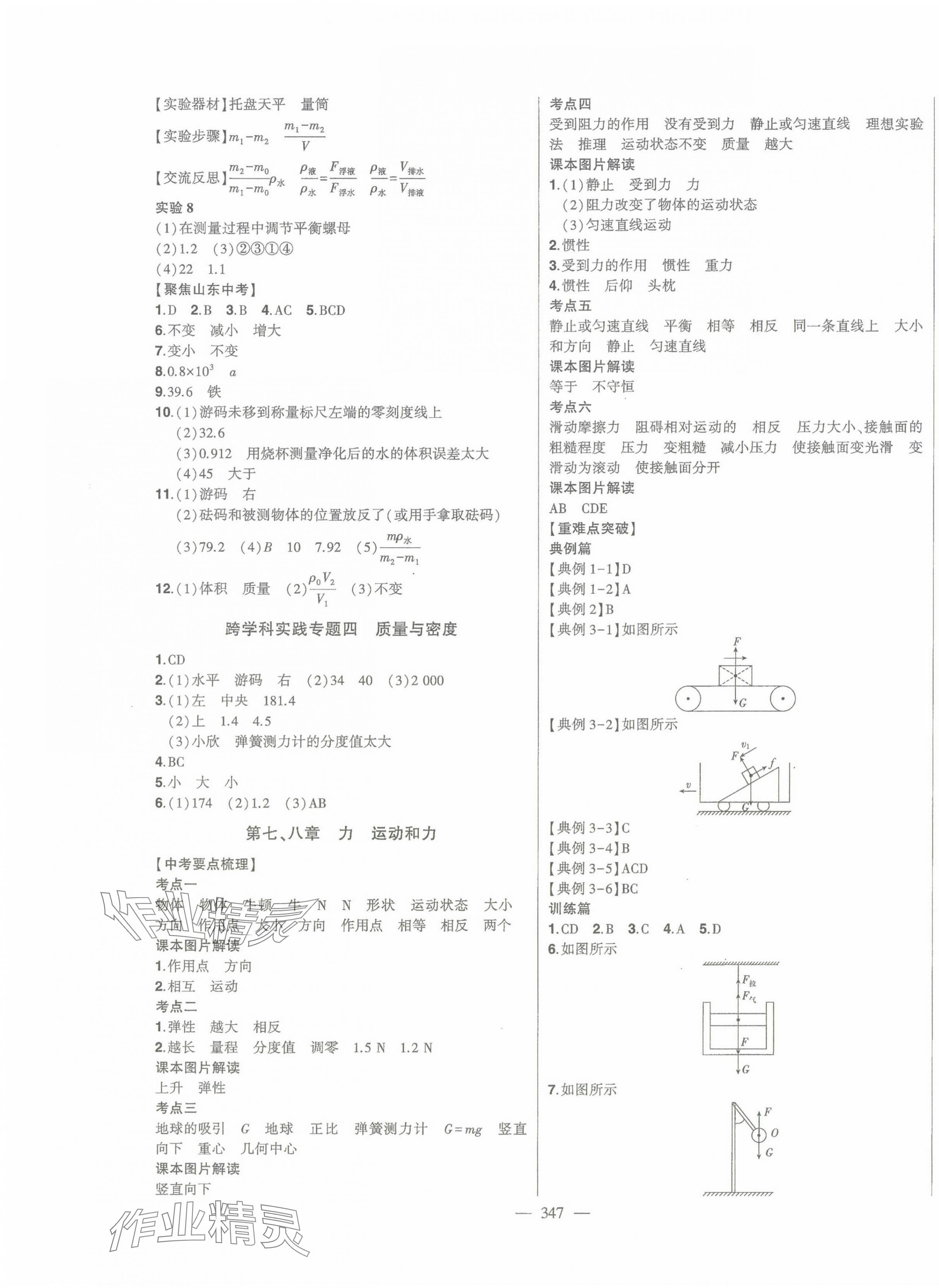 2025年智慧大課堂學(xué)業(yè)總復(fù)習(xí)全程精練物理人教版 第7頁