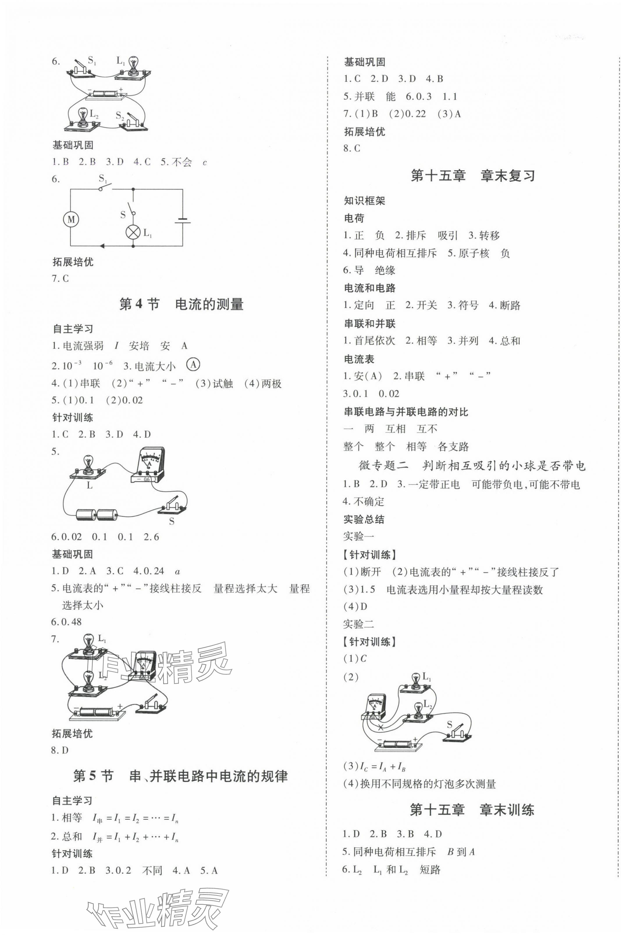 2024年本土攻略九年级物理全一册人教版 第5页