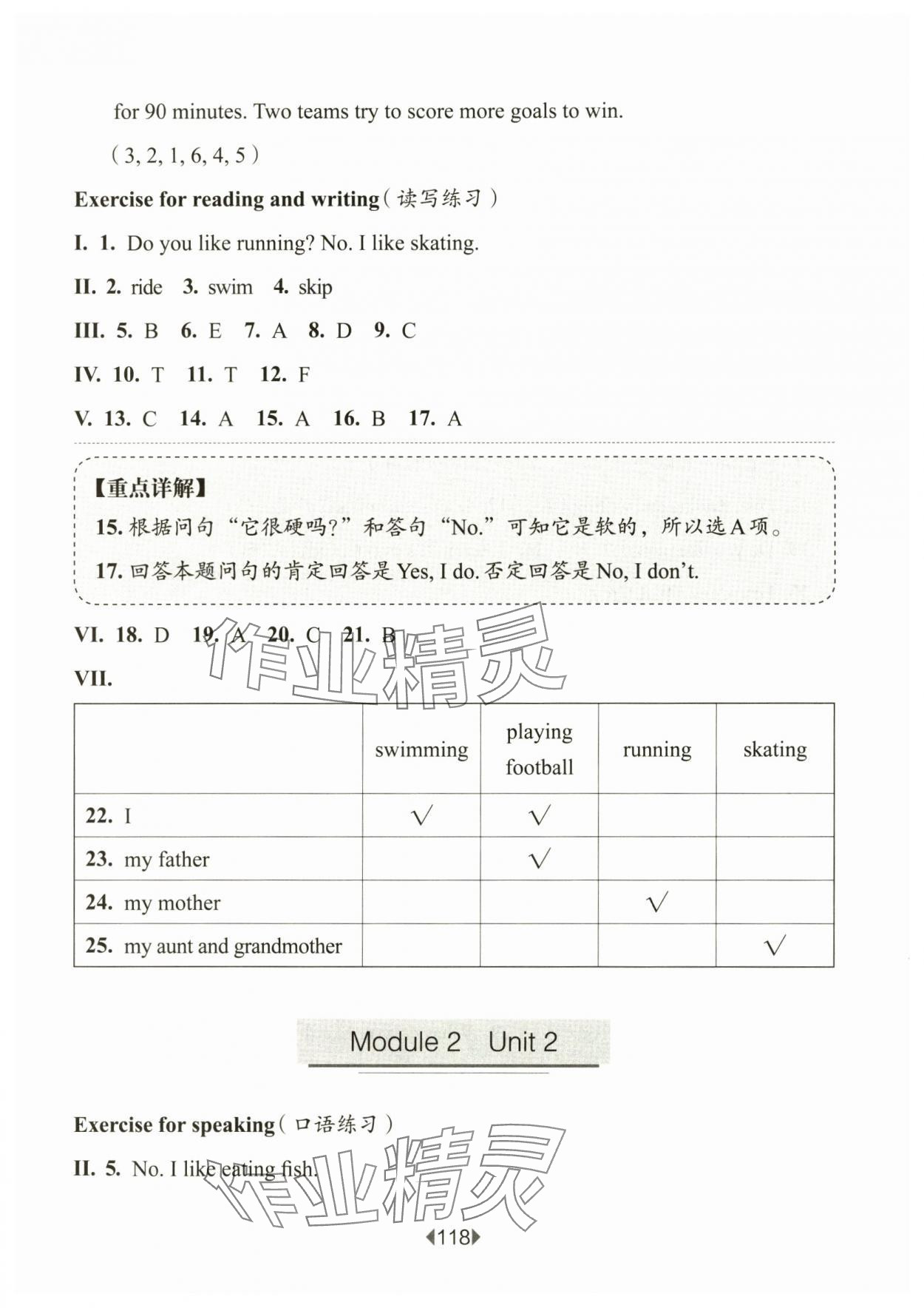 2025年華東師大版一課一練二年級英語下冊滬教版五四制 參考答案第9頁