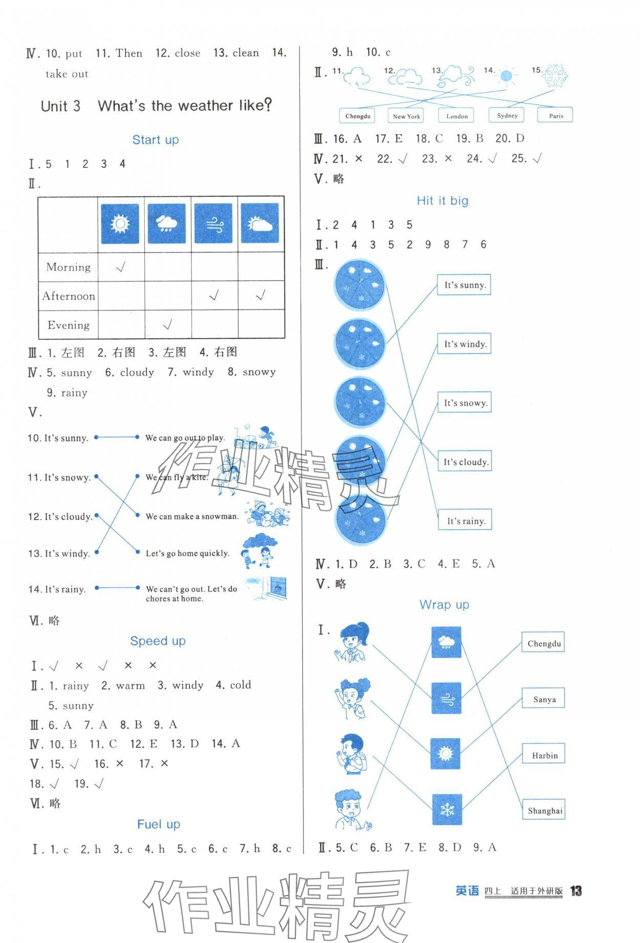 2025年学习实践园地四年级英语上册外研版 第3页