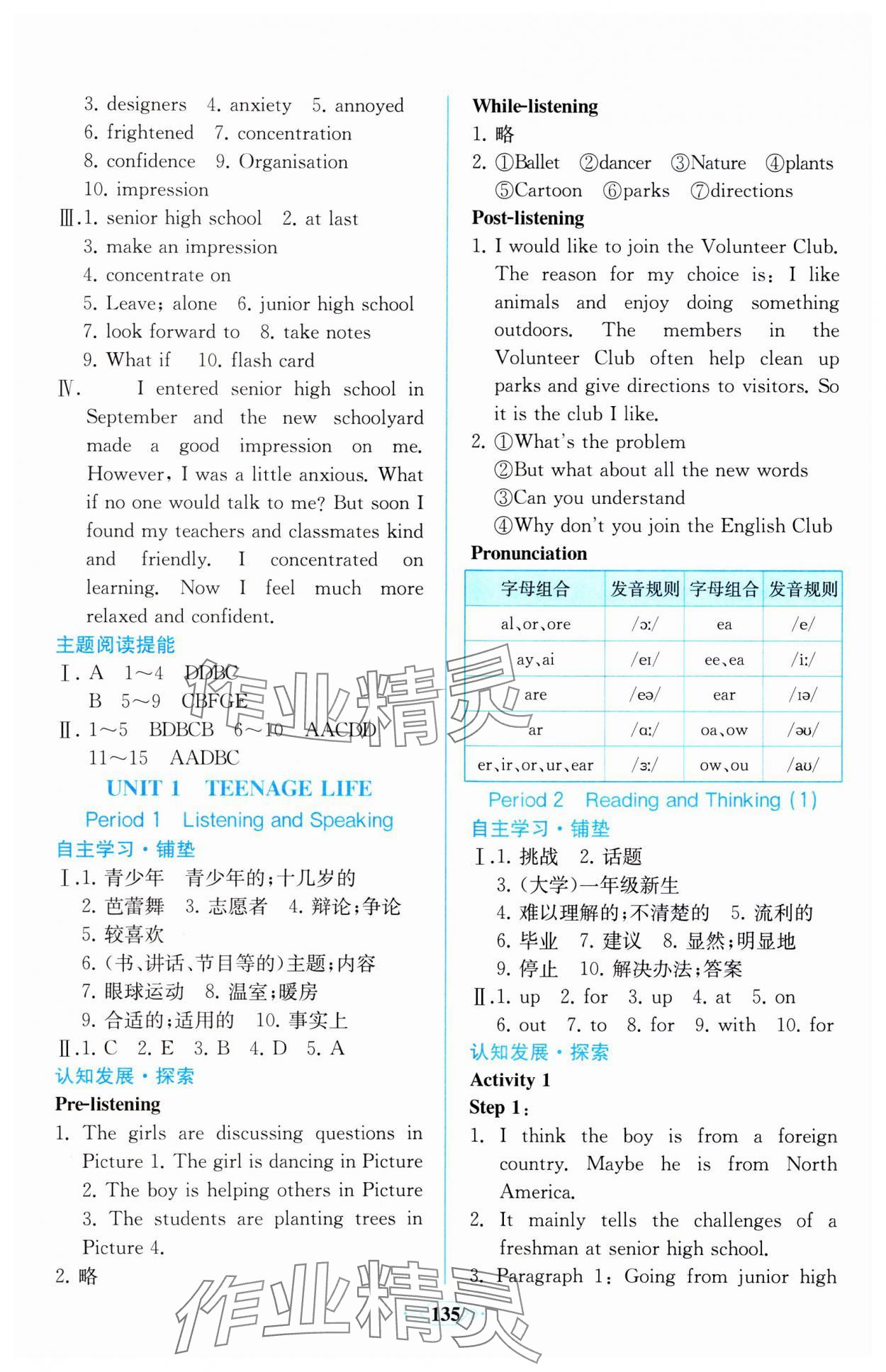 2023年同步解析與測(cè)評(píng)課時(shí)練人民教育出版社高中英語(yǔ)必修第一冊(cè)人教版增強(qiáng)版 第5頁(yè)